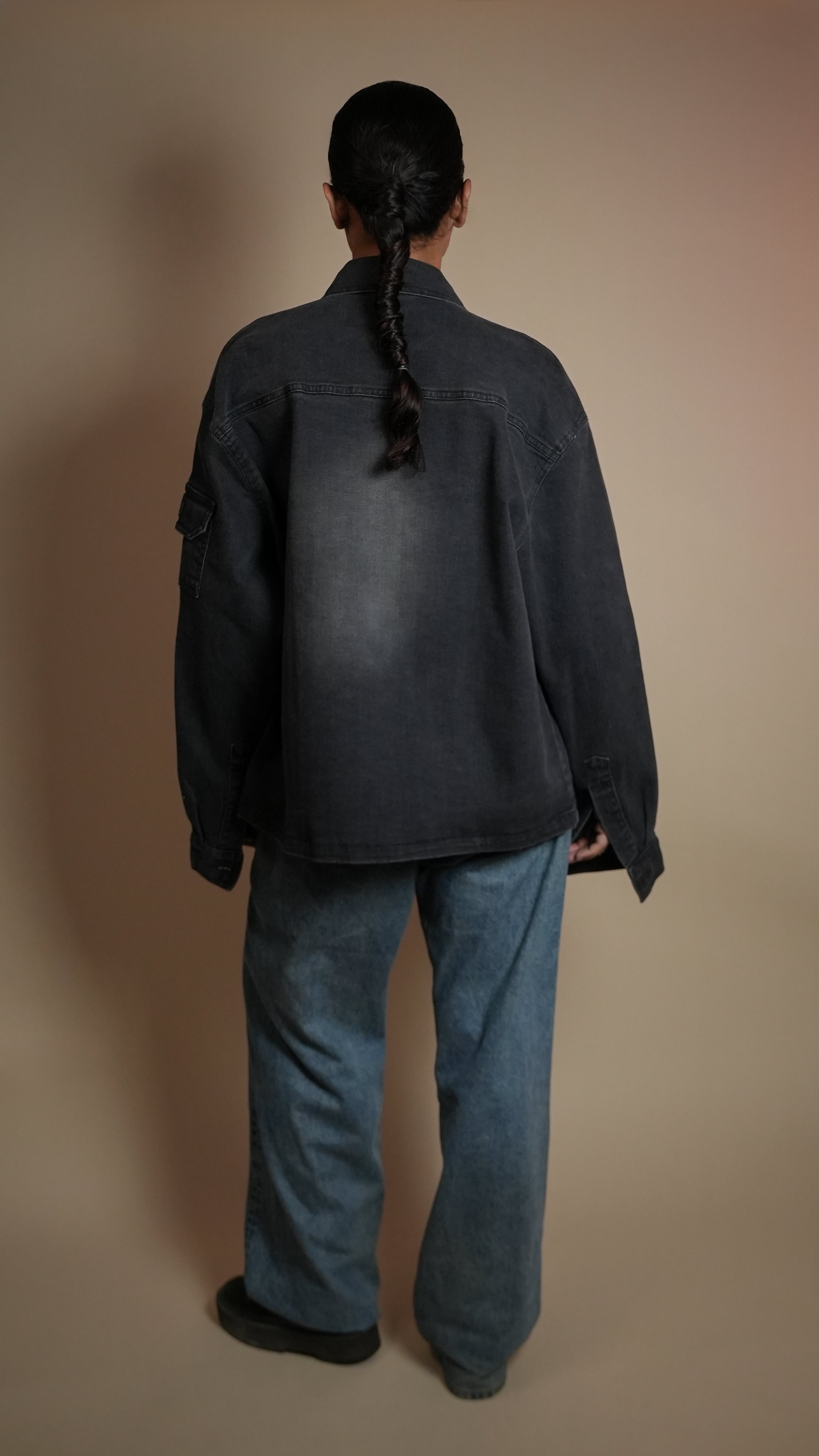 BLACK OG DENIM WOMEN'S JACKET