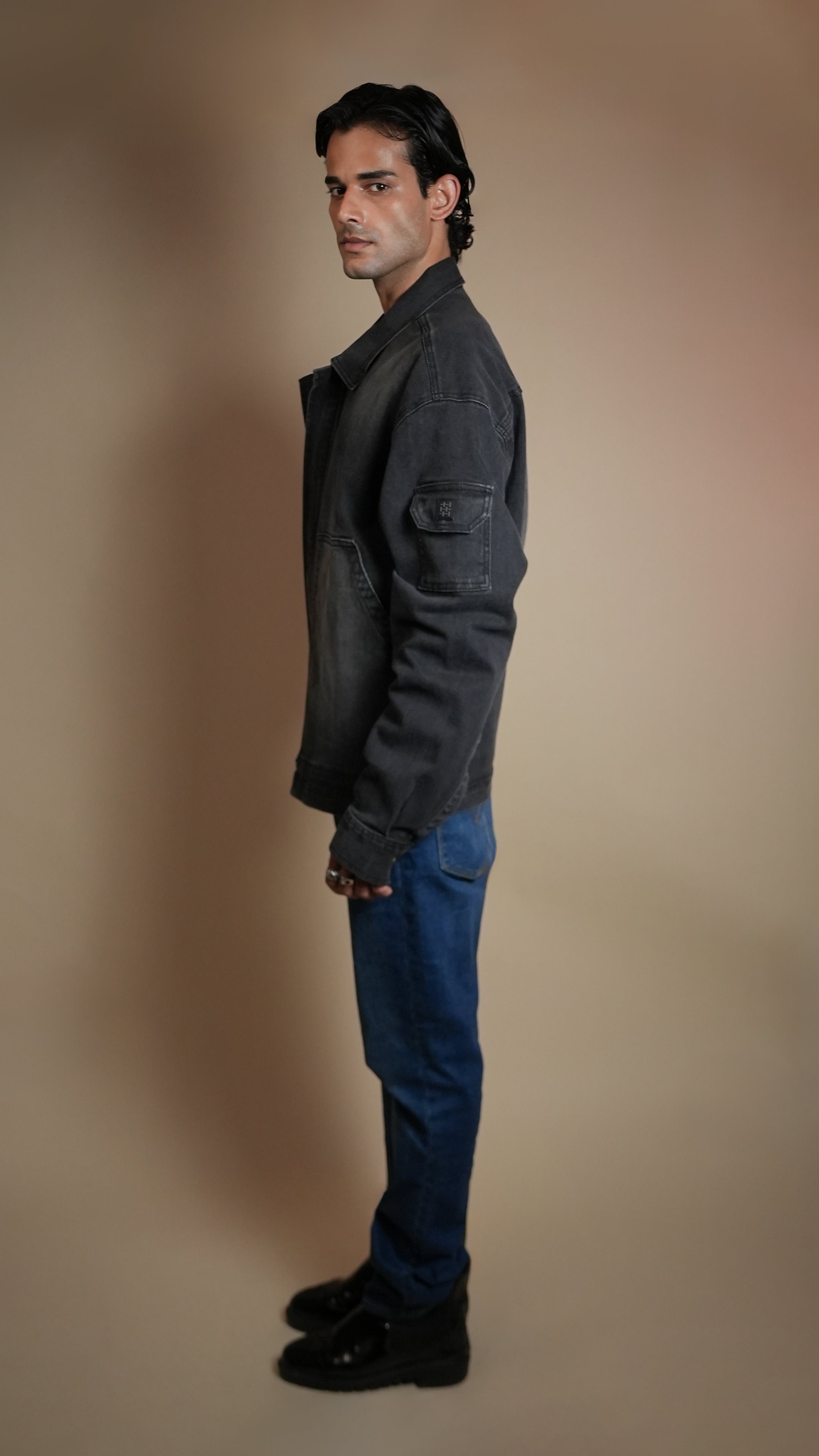 BLACK OG DENIM MEN'S JACKET