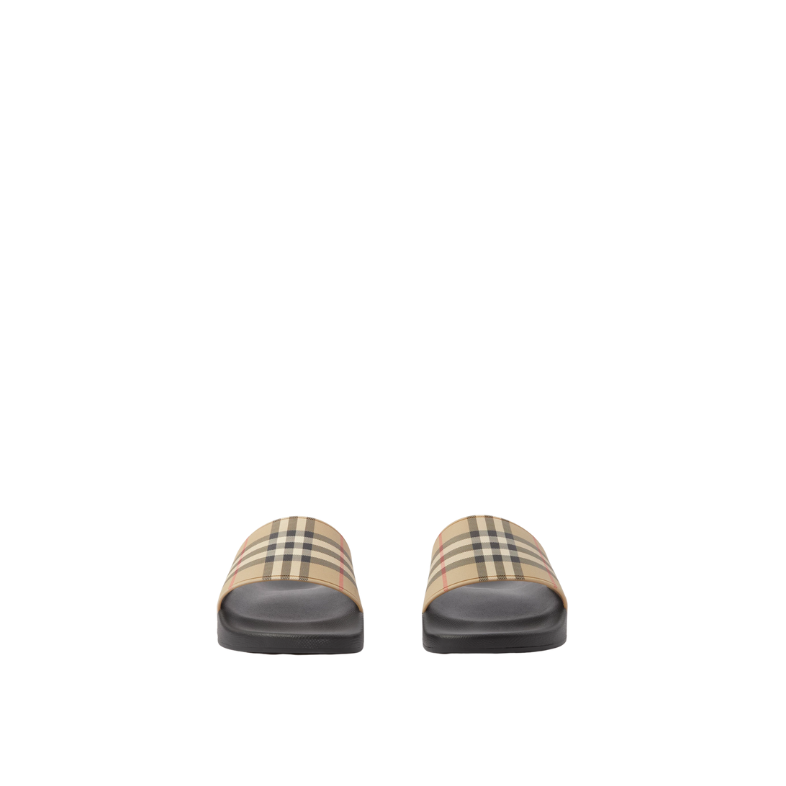 BURBERRY BEIGE SLIDES