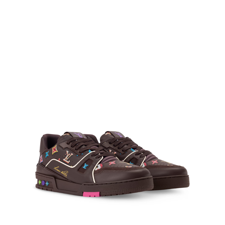 Louis Vuitton Trainer Marron Monogram Donuts
