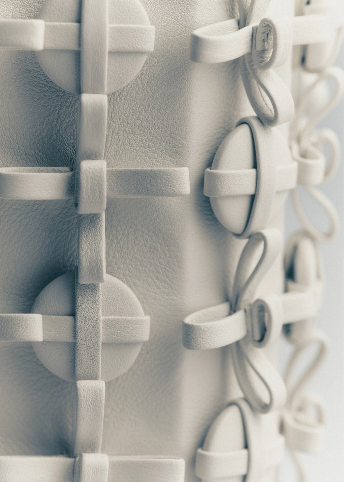 Polène Button Bow Box - Porcelain