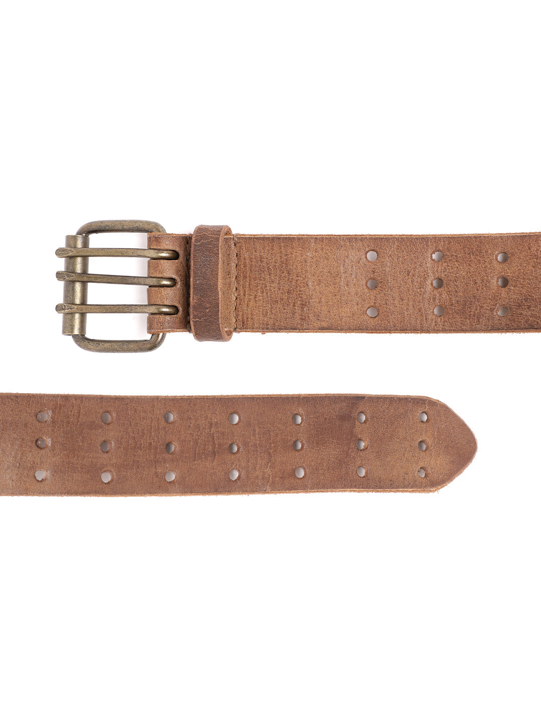 Perforated Leather Belt by Art N Vintage