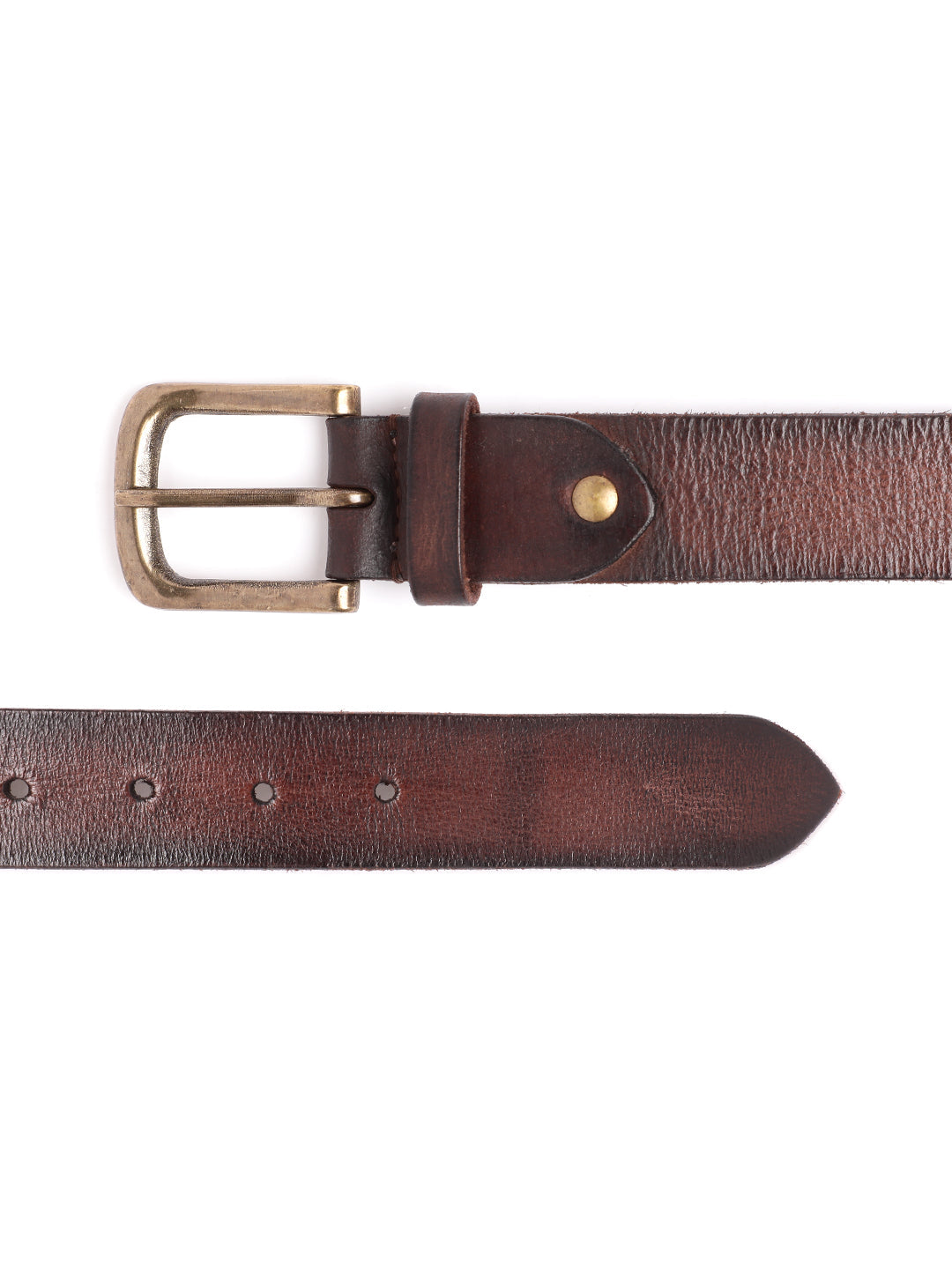 Classic Brown Leather Belt by Art N Vintage