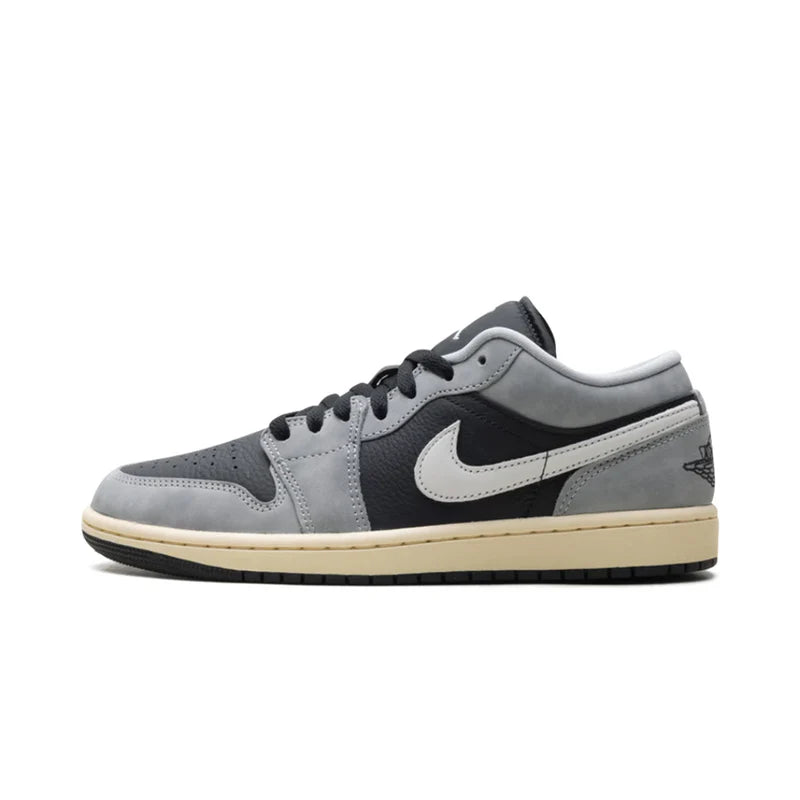 NIKE Air Jordan 1 Low Light Smoke Grey Off Noir