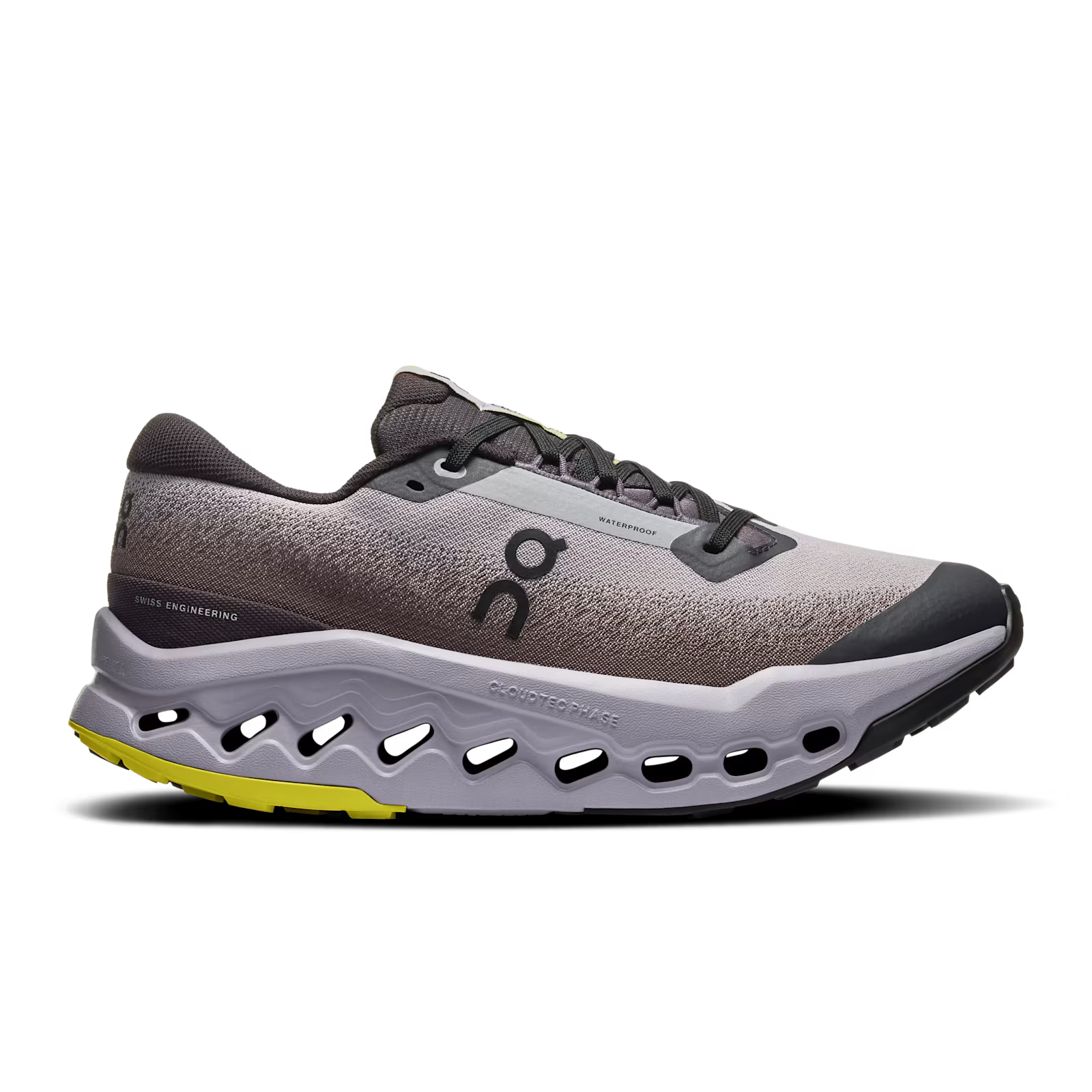 On Running Cloudsurfer Trail 2 Waterproof Black Lilac (W)