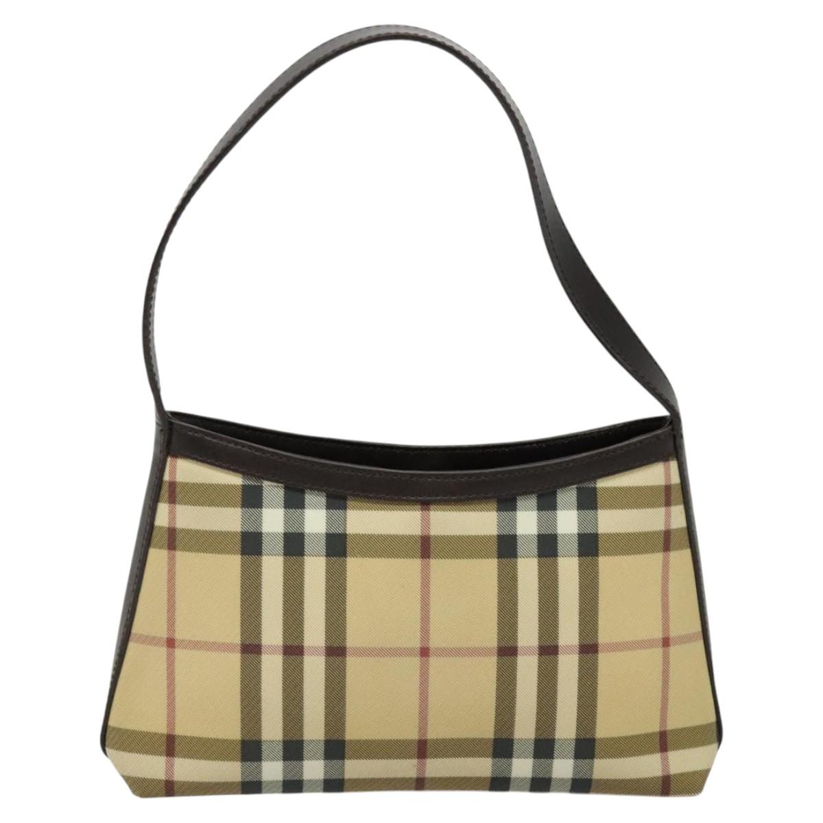 Burberry Nova Check Canvas Clutch Bag (Pre-Owned)