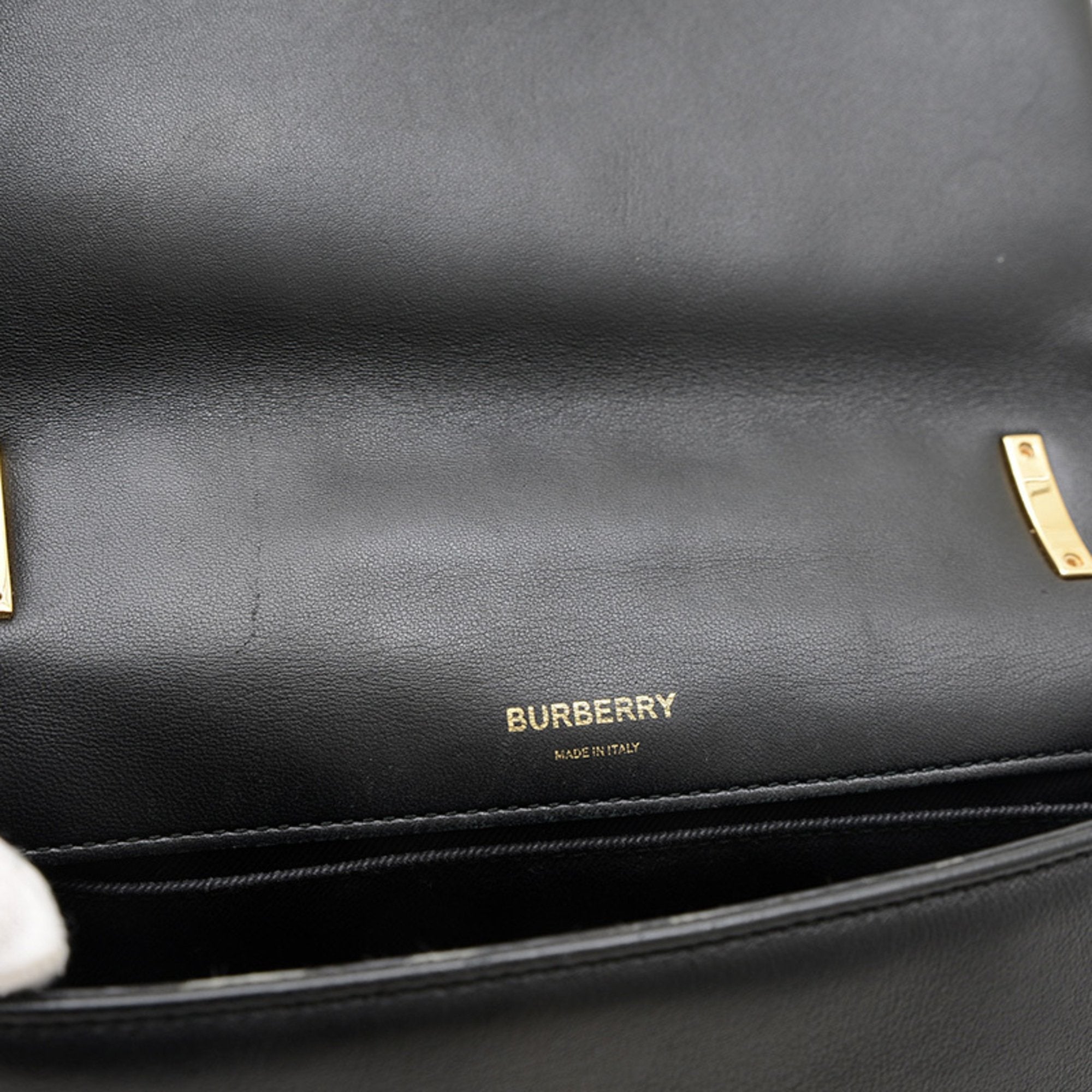 Burberry Leather Shoulder Bag (Pre-Owned)