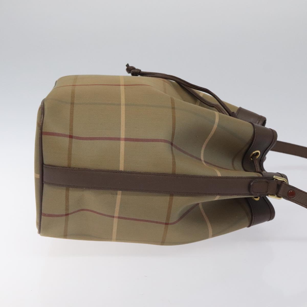 Burberry Nova Check Canvas Shoulder Bag (Pre-Owned)