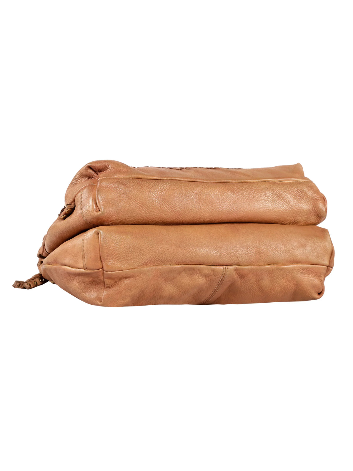 Art N Vintage Handcrafted Cognac Leather Crossbody Sling Bag