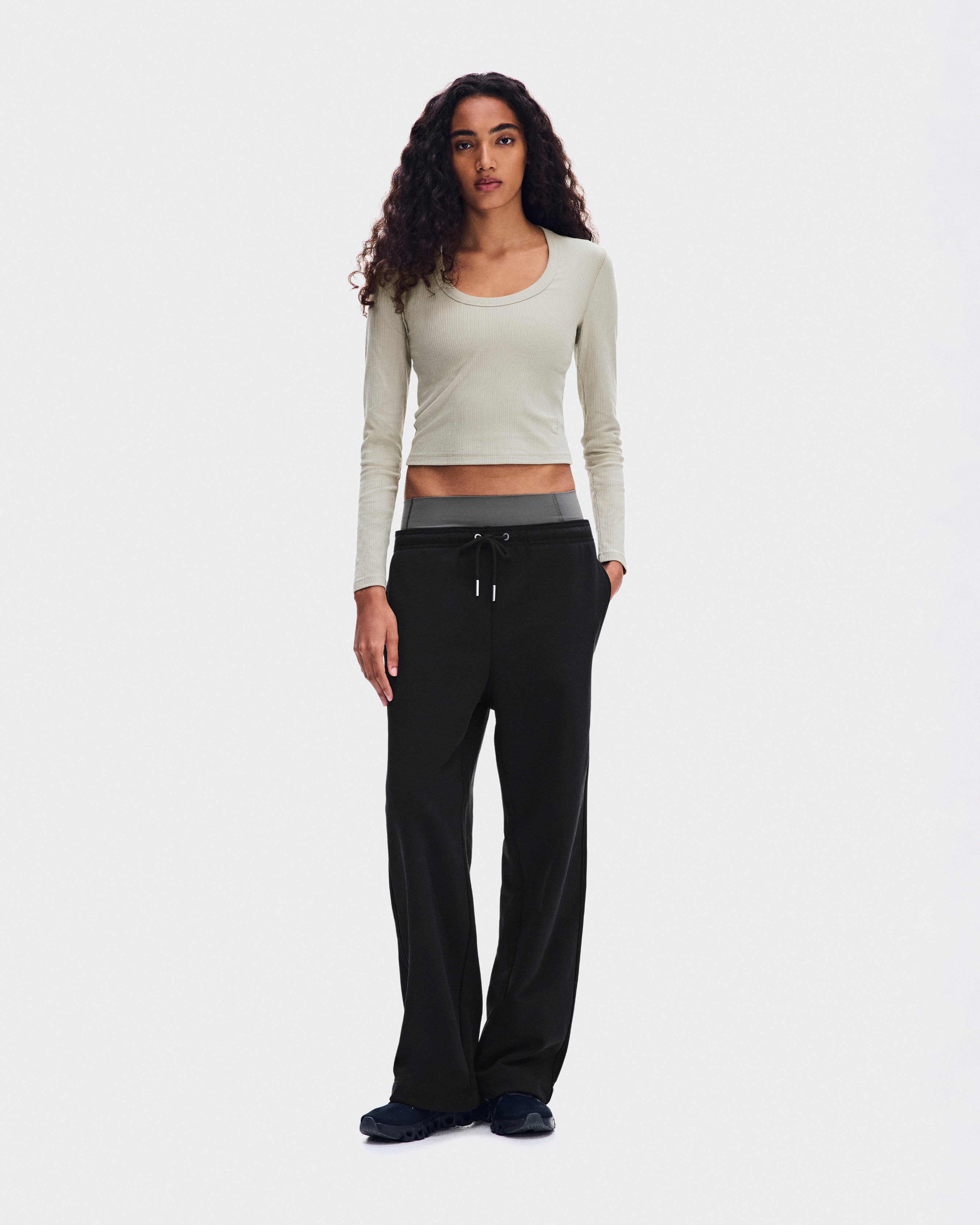 All-Day Ribbed Long-T - Womens