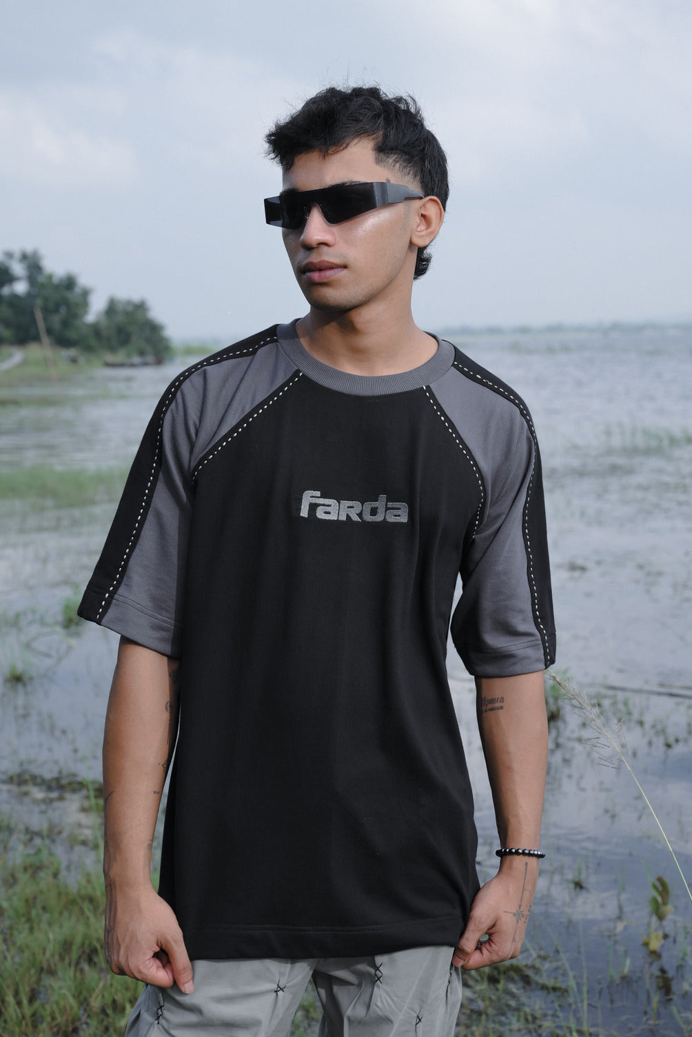 Farda Clothing BIMBLE TEE: BLACK
