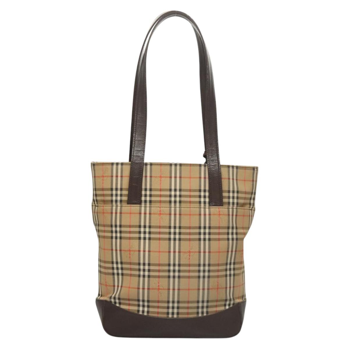 Burberry Nova Check Canvas Tote Bag (Pre-Owned)