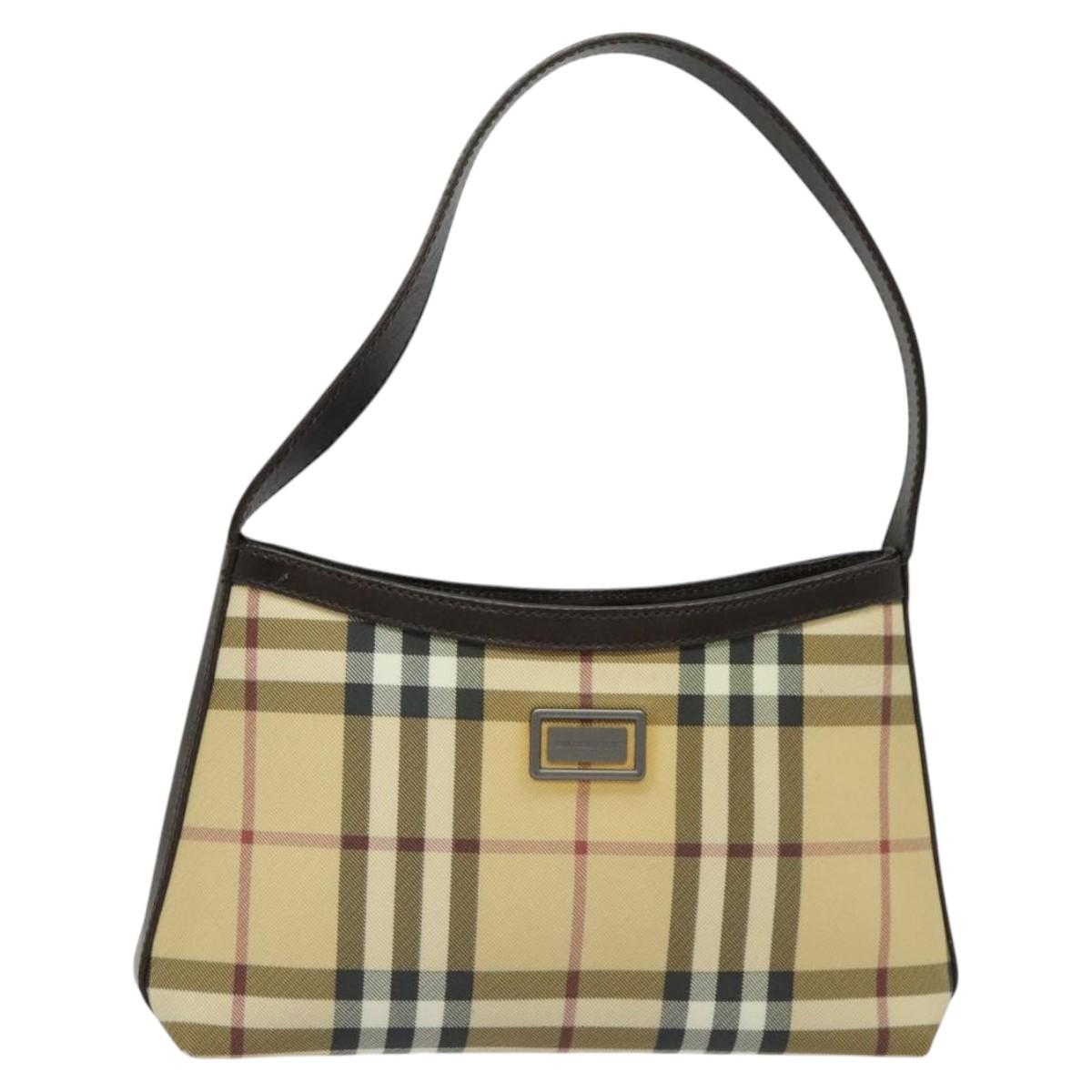 Burberry Nova Check Canvas Clutch Bag (Pre-Owned)