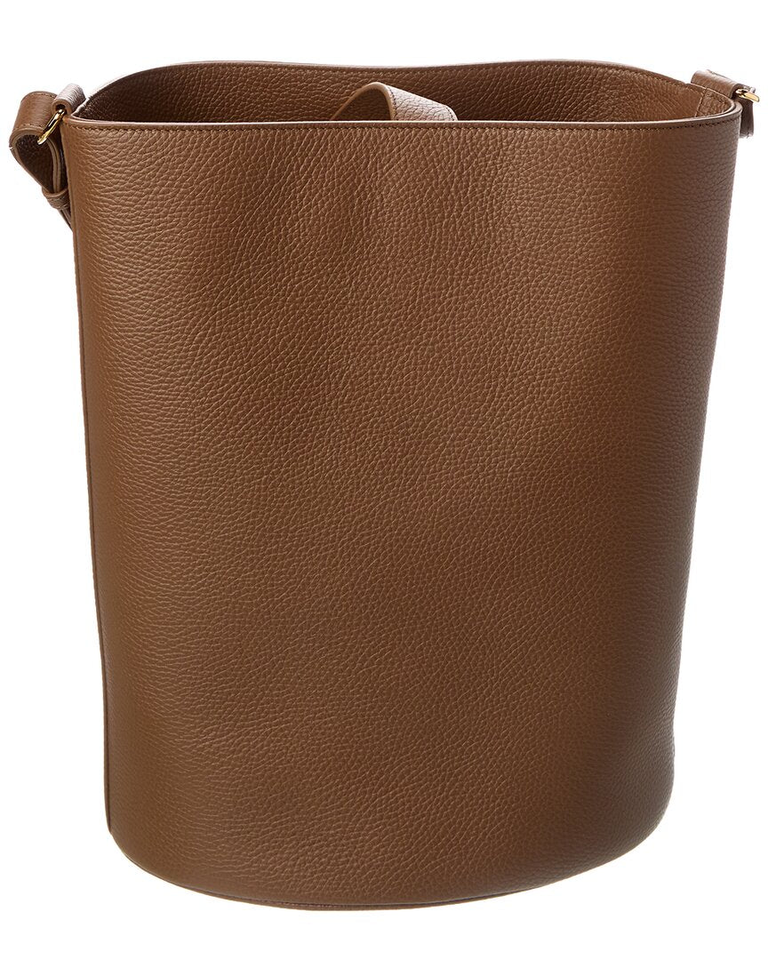 Burberry Leather Bucket Bag