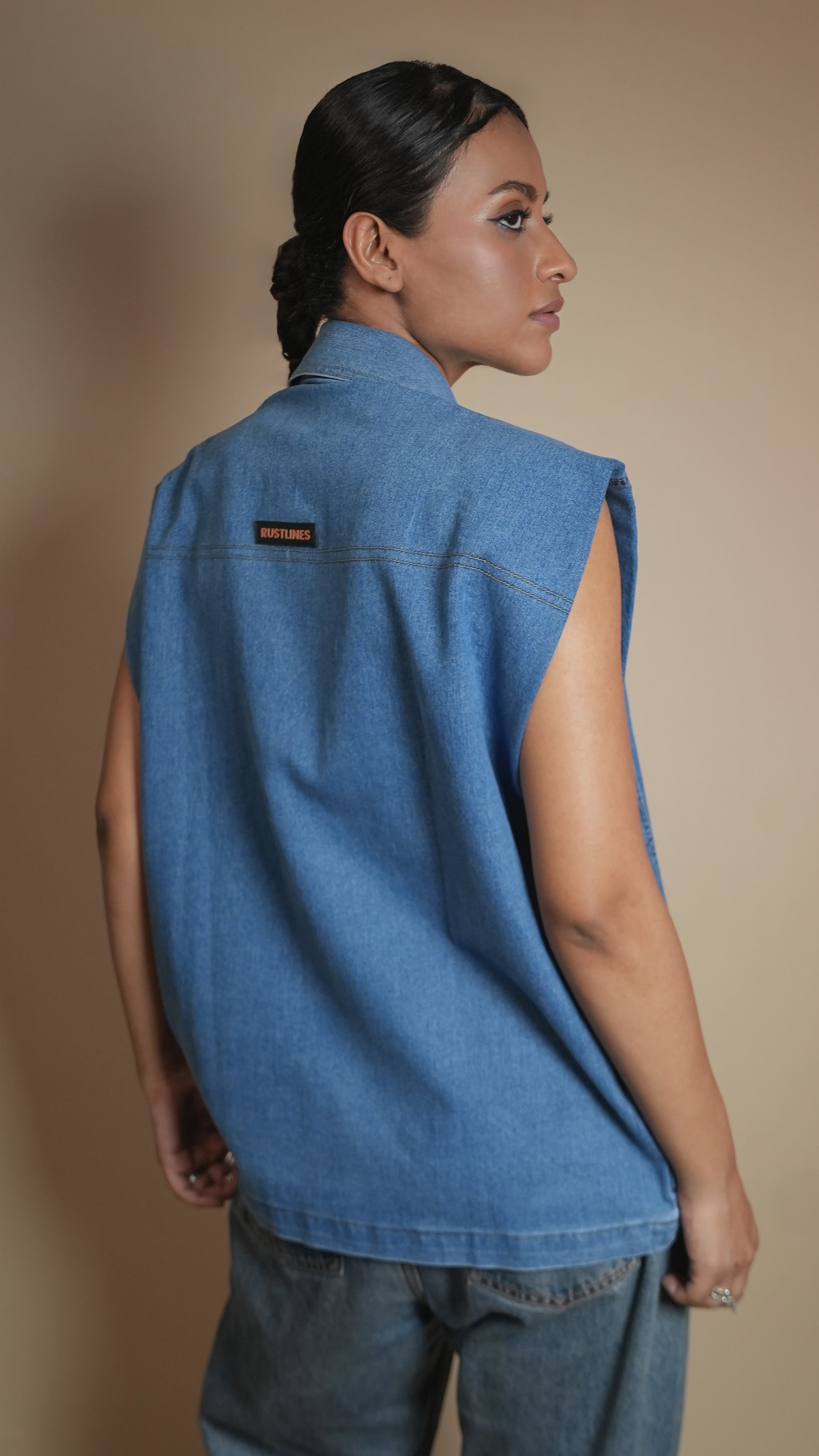 PADDED DENIM WOMEN'S JACKET
