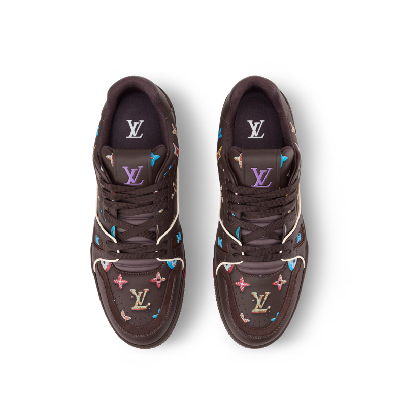 Louis Vuitton Trainer Marron Monogram Donuts
