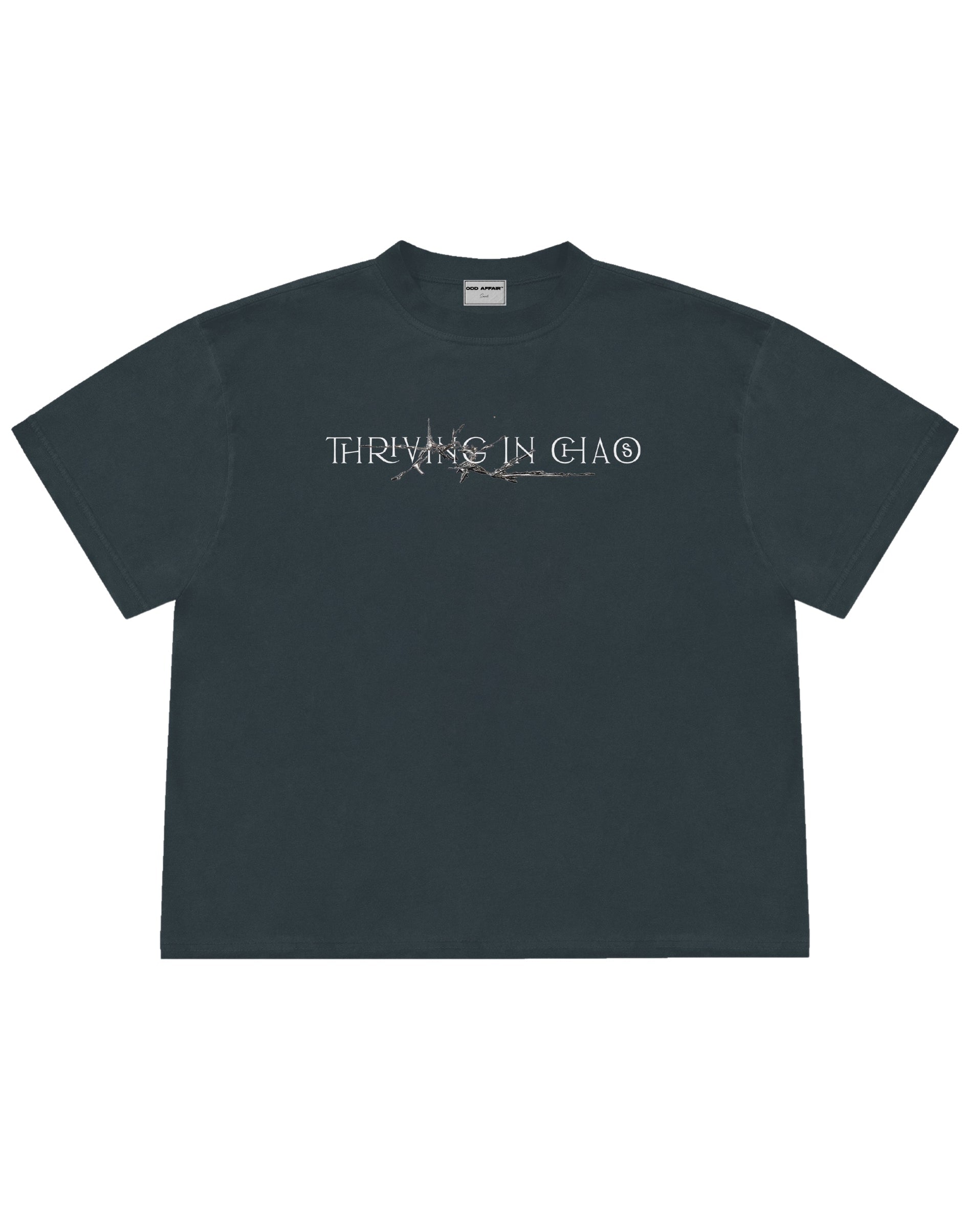 CHAOS DARK GREY T-SHIRT