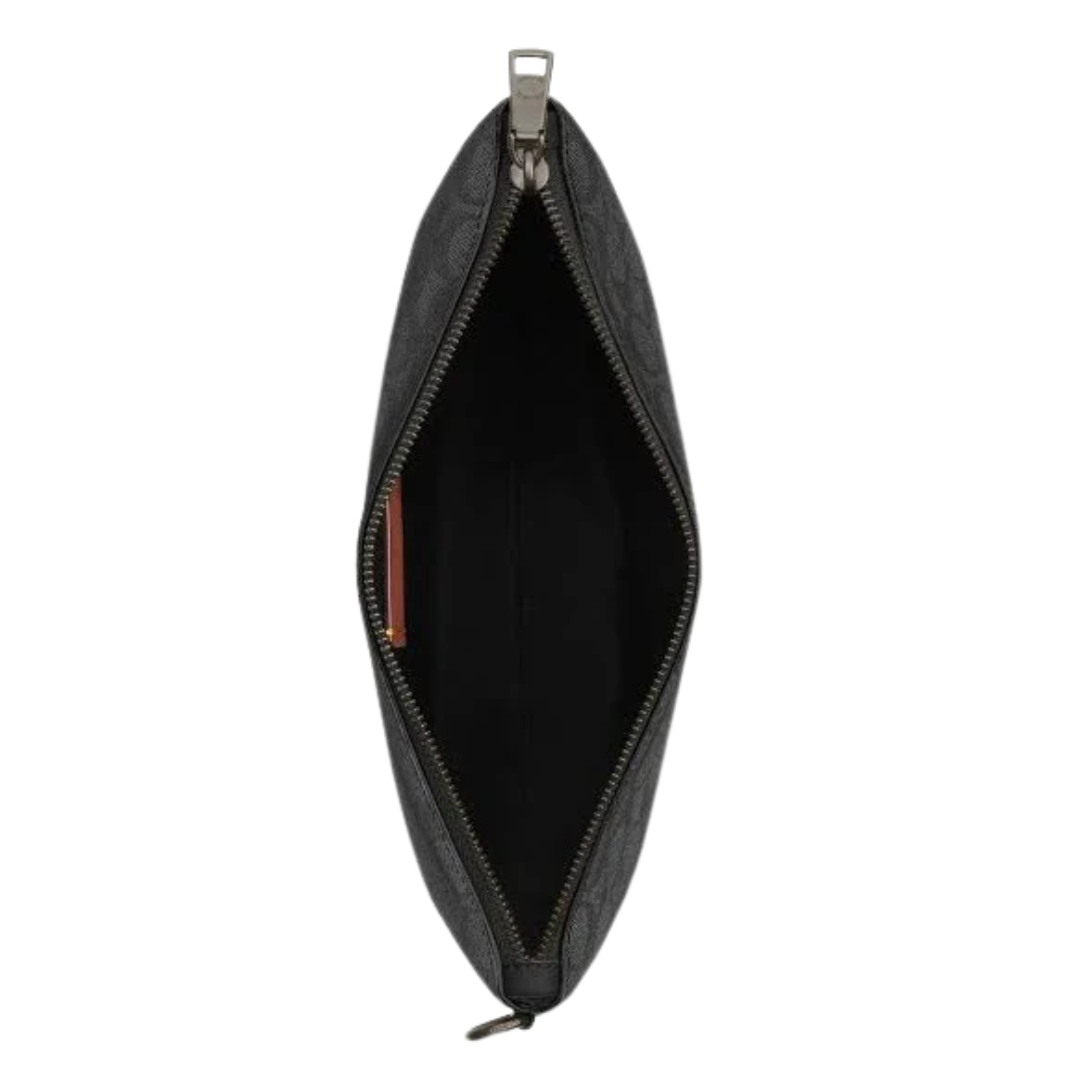 COACH GUN MENTAL BLACK DARK POUCH
