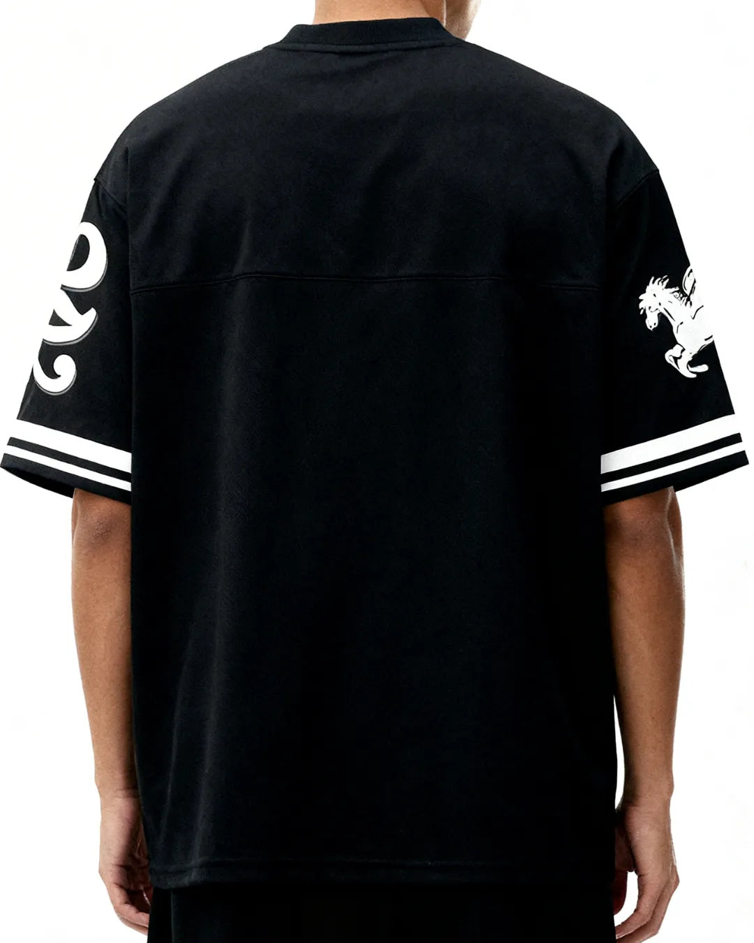 Winged Authority - Evrhood oversized graphic t-shirt on model