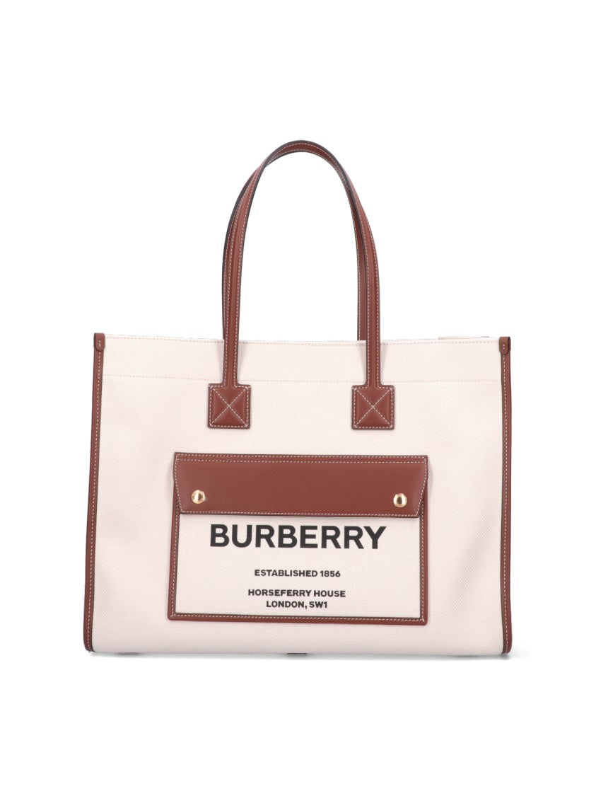 Freya' Medium Tote Bag – Beige