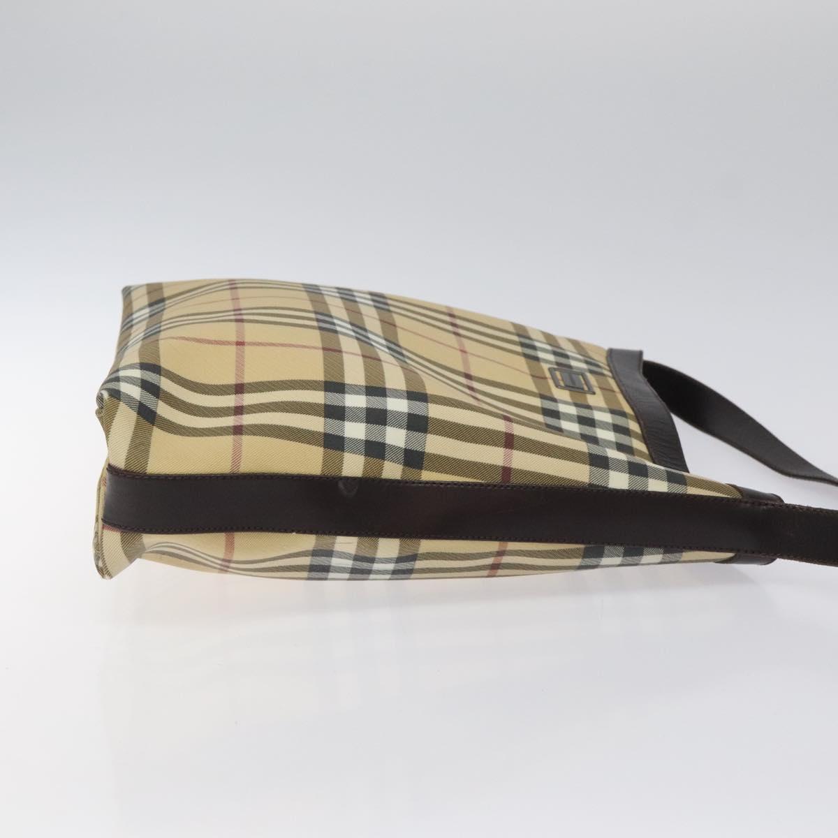 Burberry Nova Check Canvas Shoulder Bag (Pre-Owned)