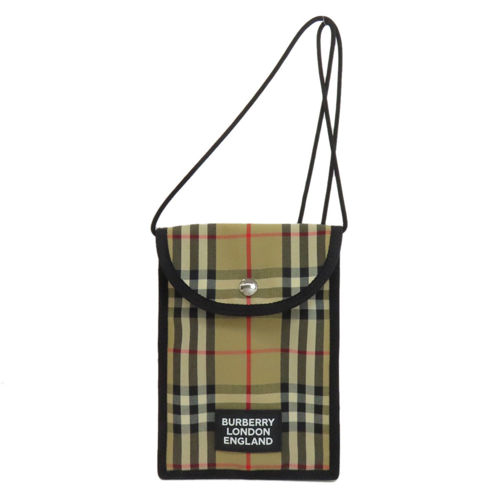 Burberry Canvas Shoulder Bag (Pre-Owned)