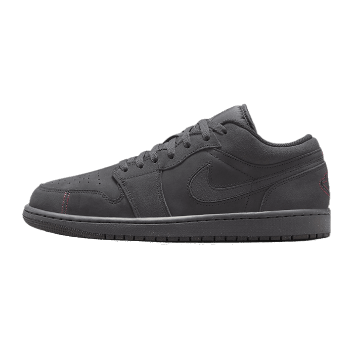 Jordan 1 Low SE Craft Dark Smoke Grey Varsity Red Available at Pick your kiicks.