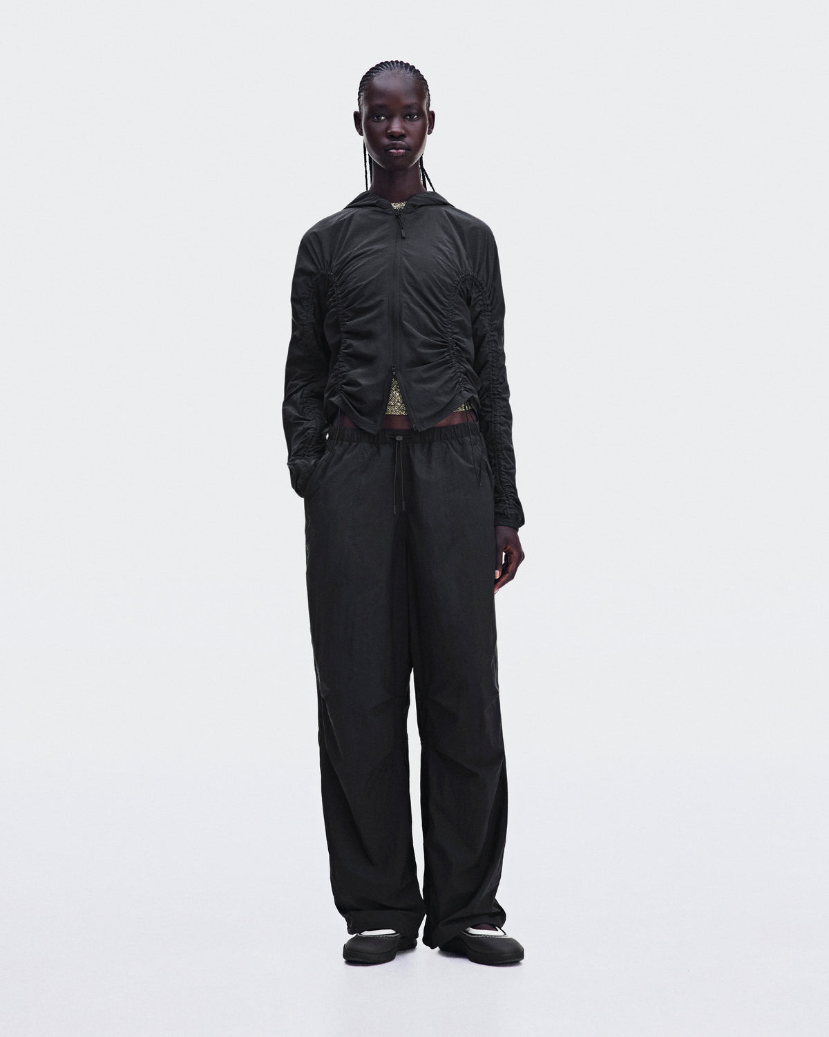 Ruched Lightweight Pants - Womens