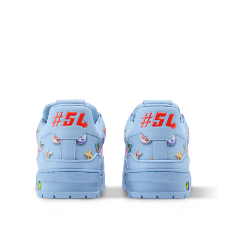 Louis Vuitton Trainer Blue Monogram Donuts