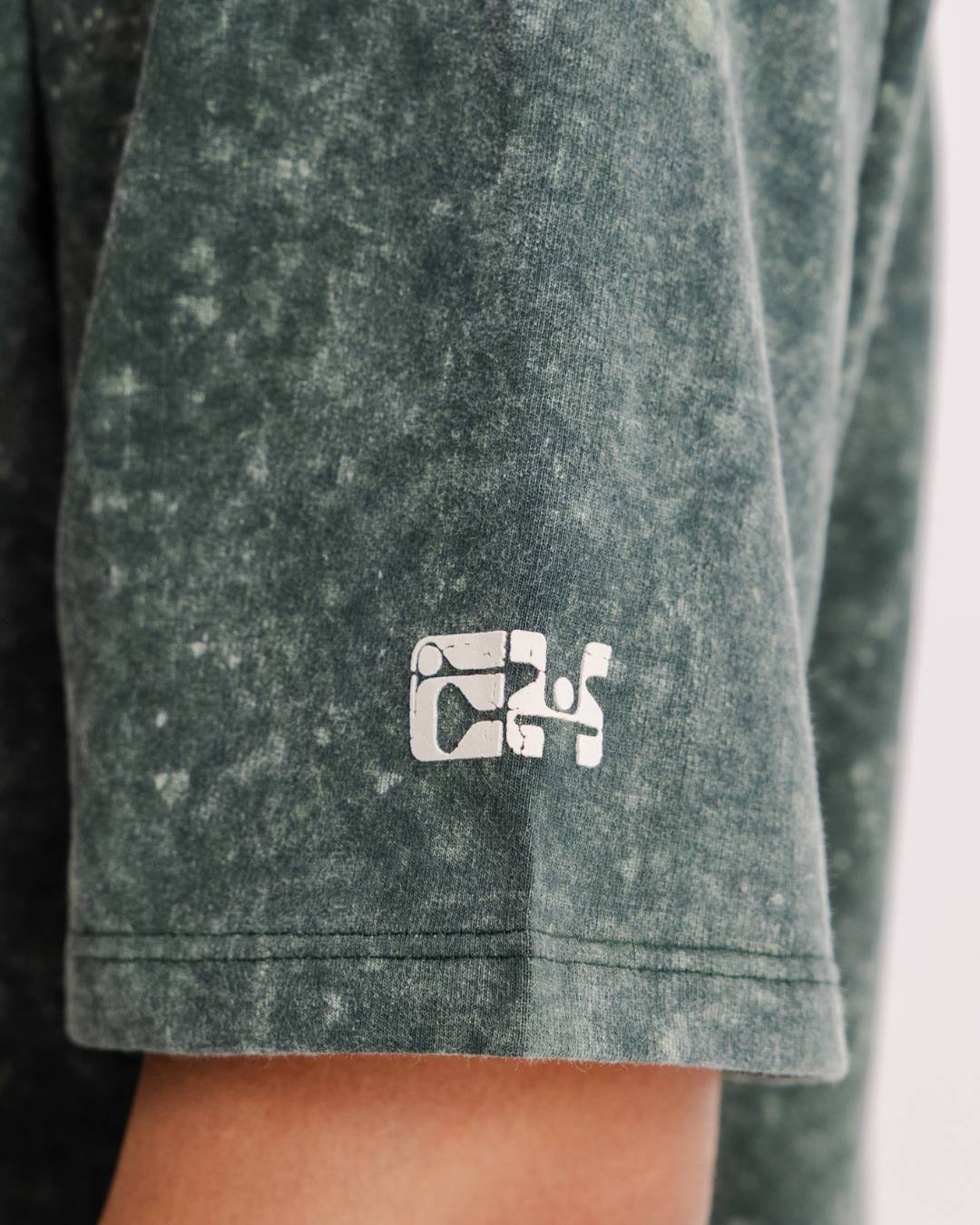 Retro Wash - Green - Evrhood oversized acid wash t-shirt
