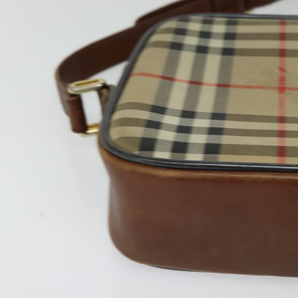 Burberry Nova Check Canvas Shoulder Bag (Pre-Owned)