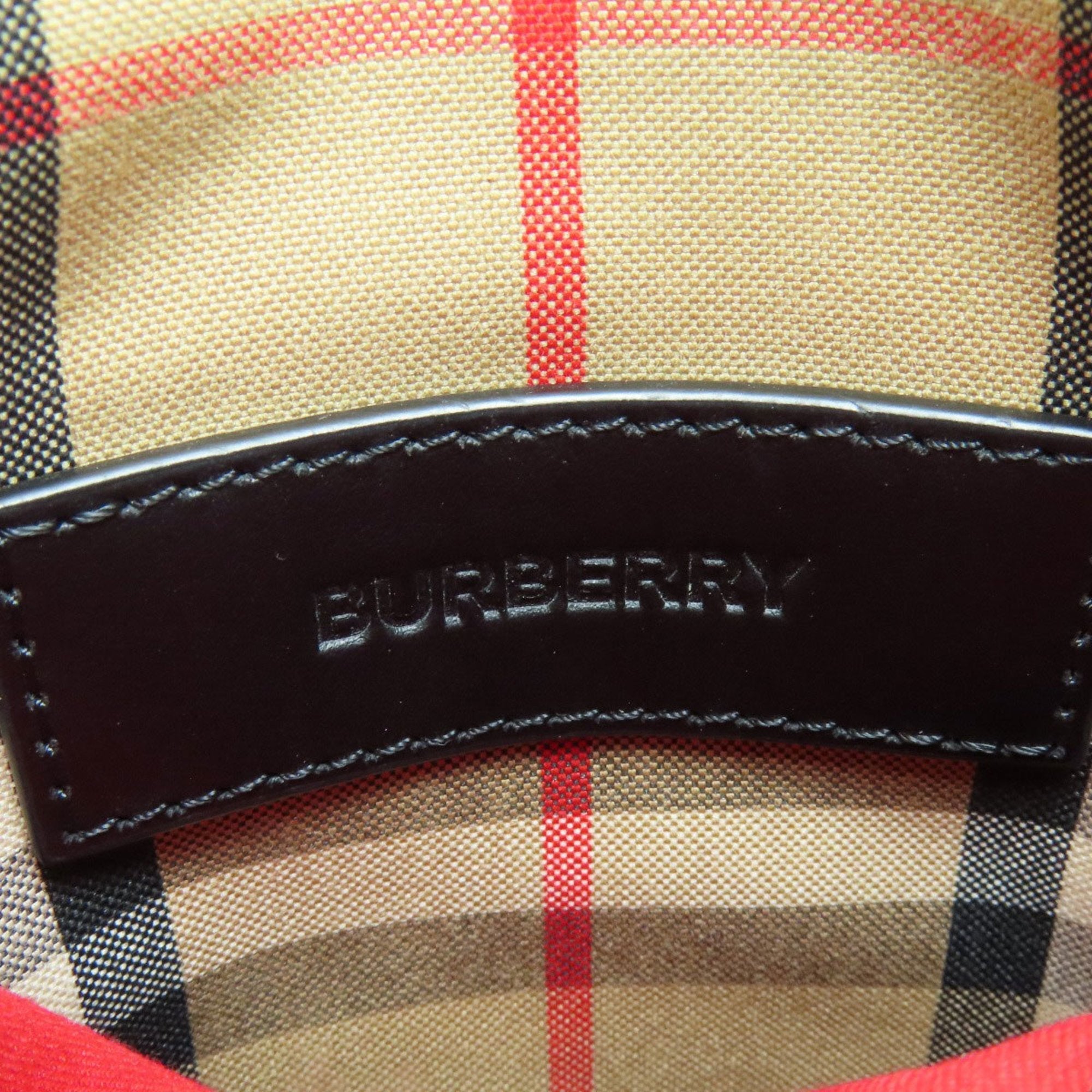 Burberry Canvas Shoulder Bag (Pre-Owned)