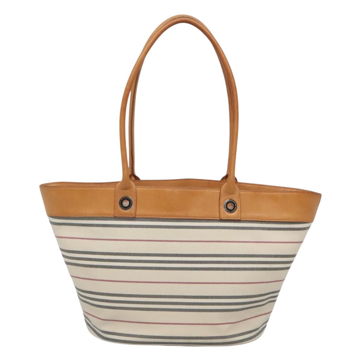 Burberry Canvas Shoulder Bag (Pre-Owned)