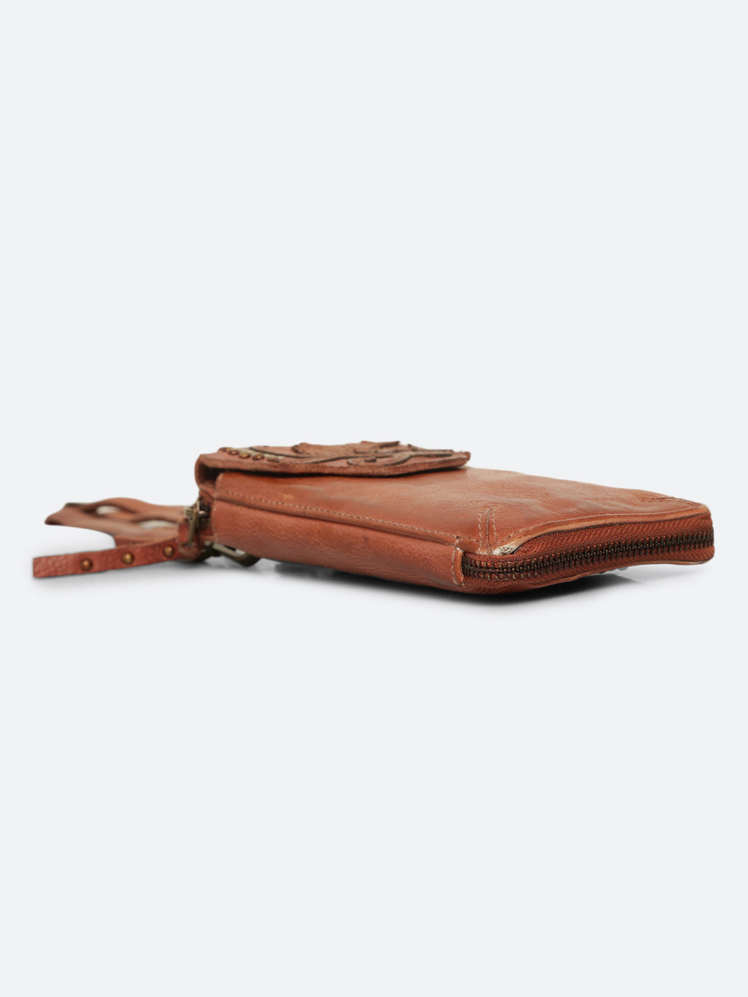 Fresia: Folral Patchwork Phone Wallet Crossbody