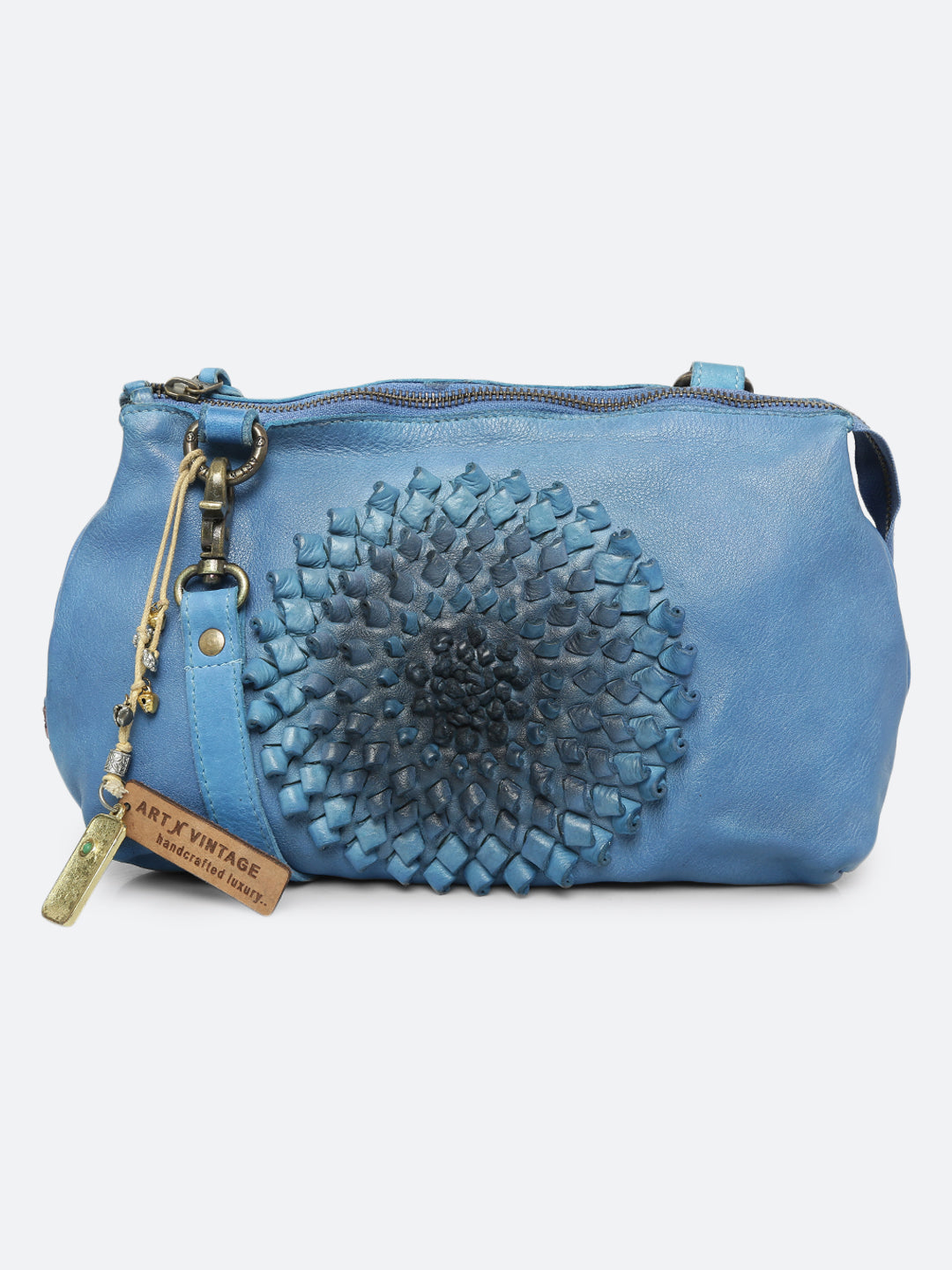Glory: Crossbody Sling Bag With Ombre 3D Flower
