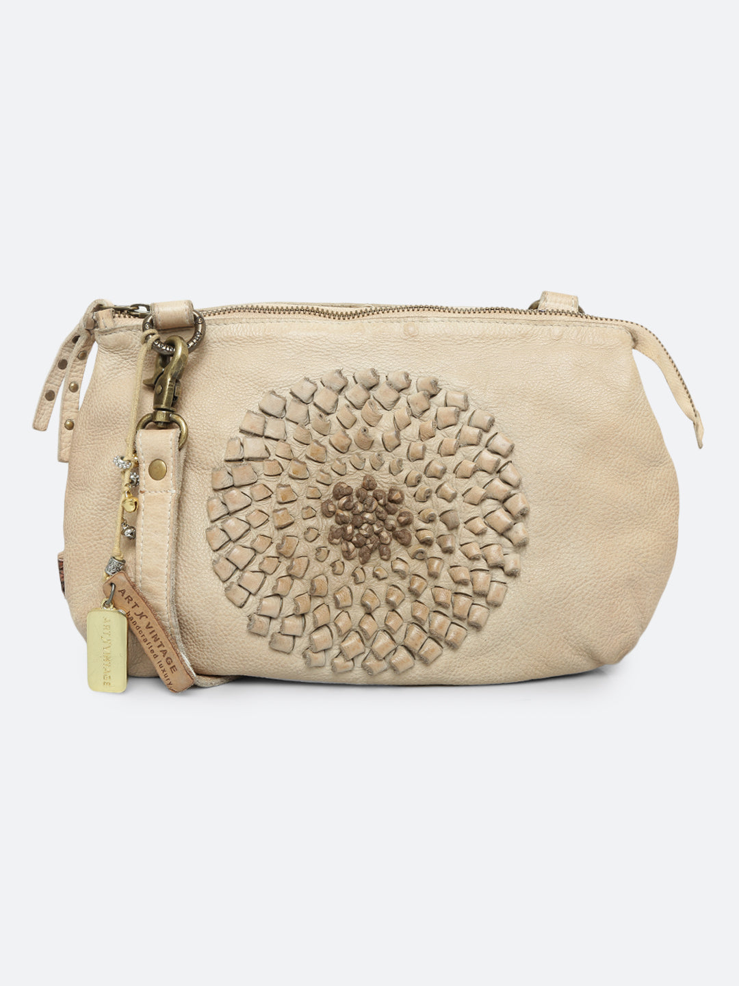 Glory: Crossbody Sling Bag With Ombre 3D Flower