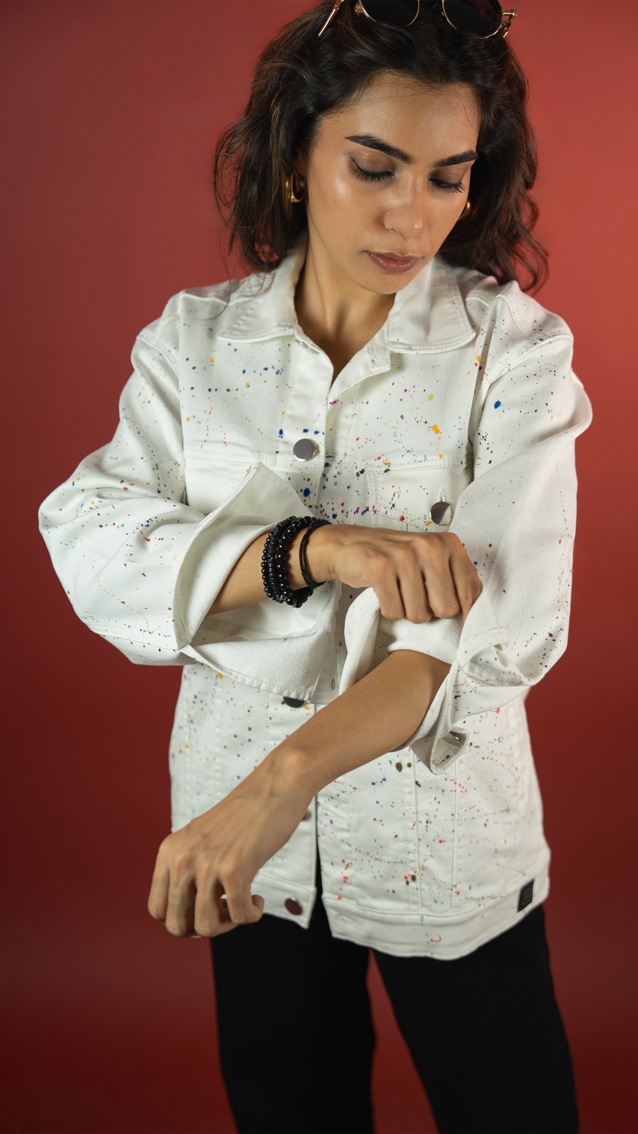 WHITE DENIM WOMEN'S JACKET