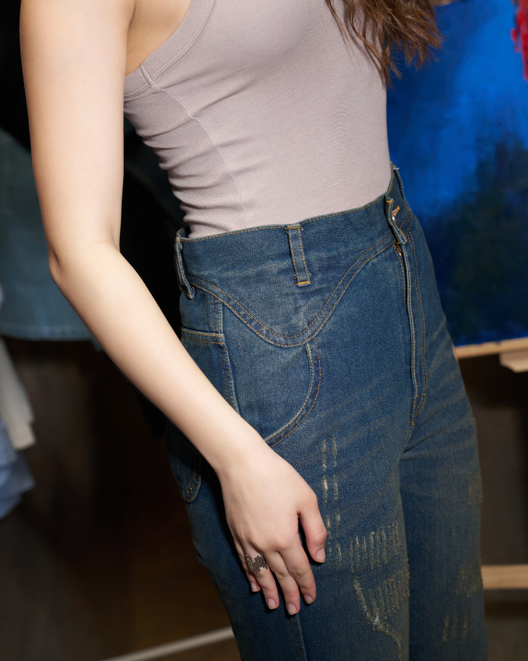 Missing Genes Vintage Indigo Straight Fit