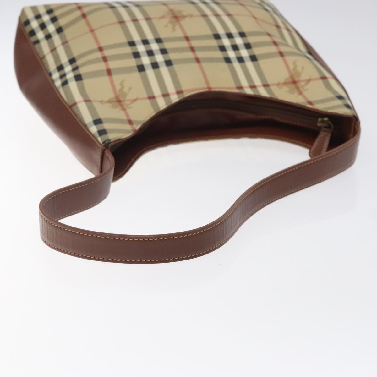 Burberry Haymarket Canvas Shoulder Bag (Pre-Owned)