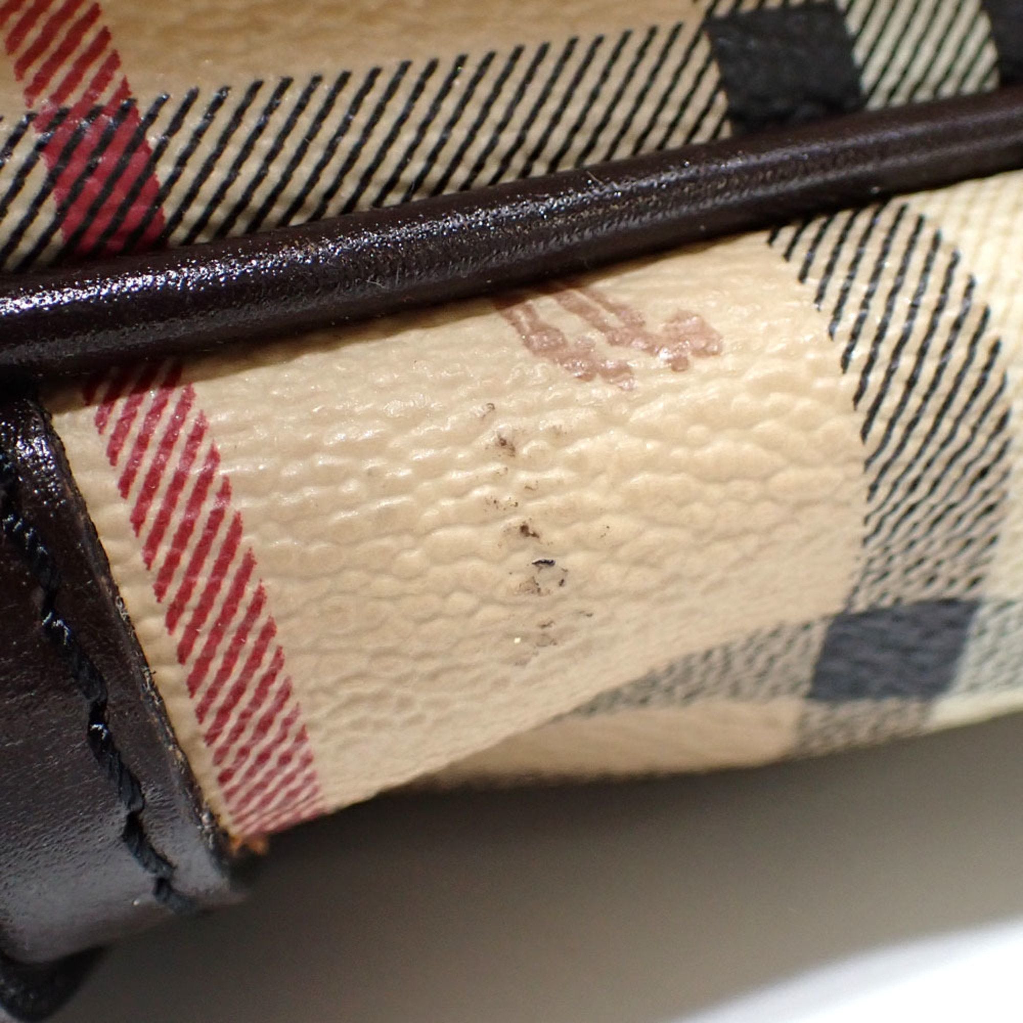 Burberry Pvc Leather Handbag (Pre-Owned)