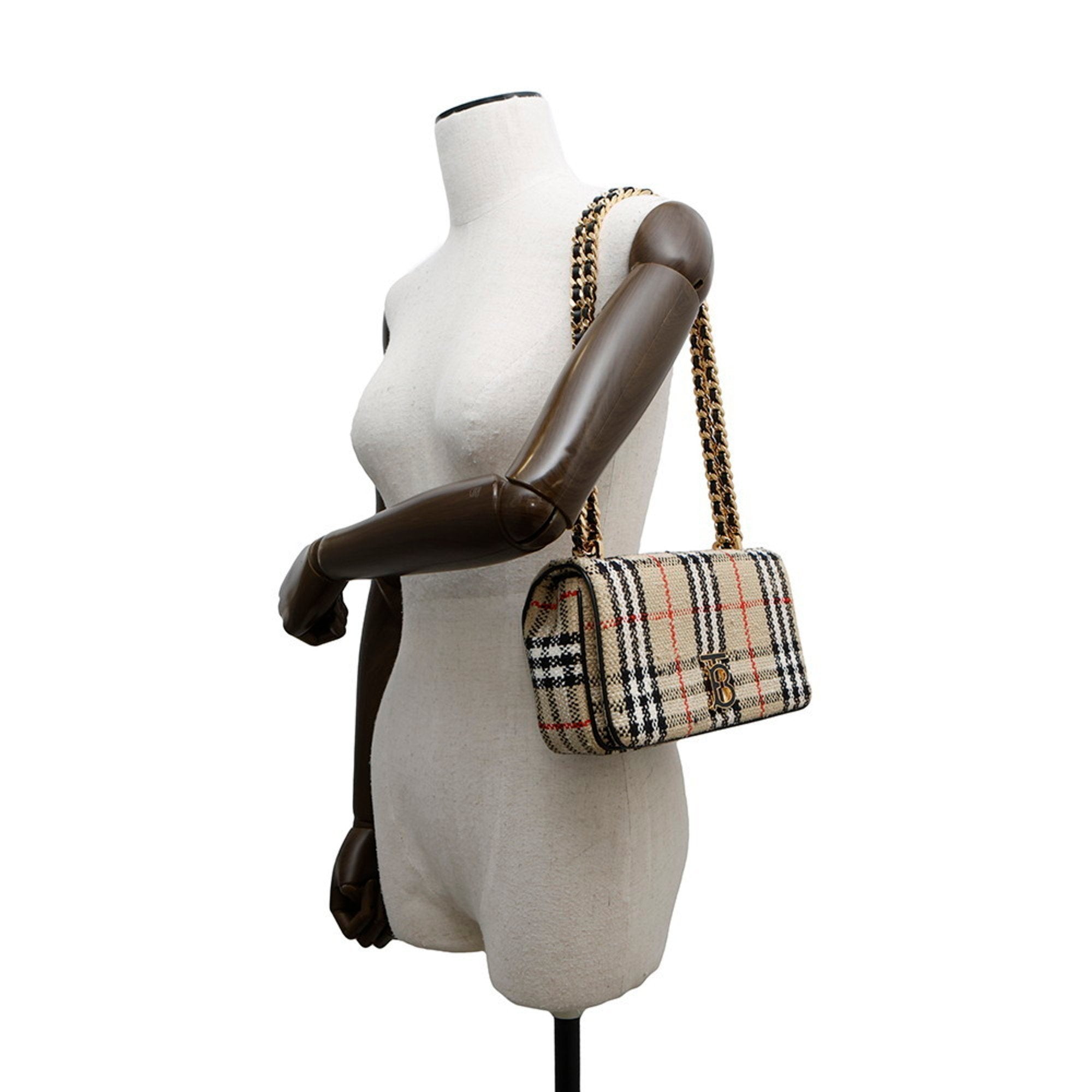 Burberry Canvas Shoulder Bag (Pre-Owned)