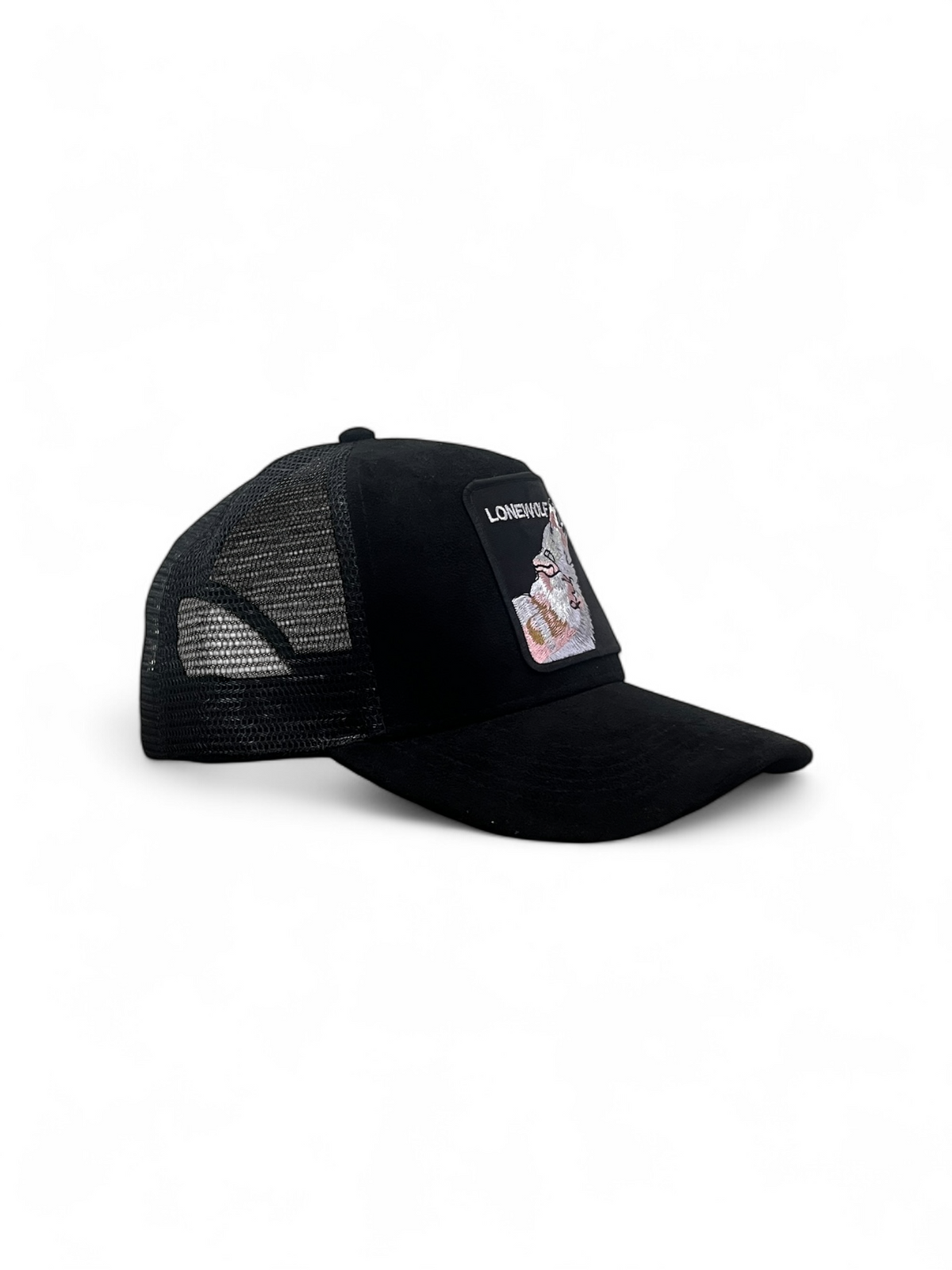 Lonewolf - Black Suade Trucker Cap
