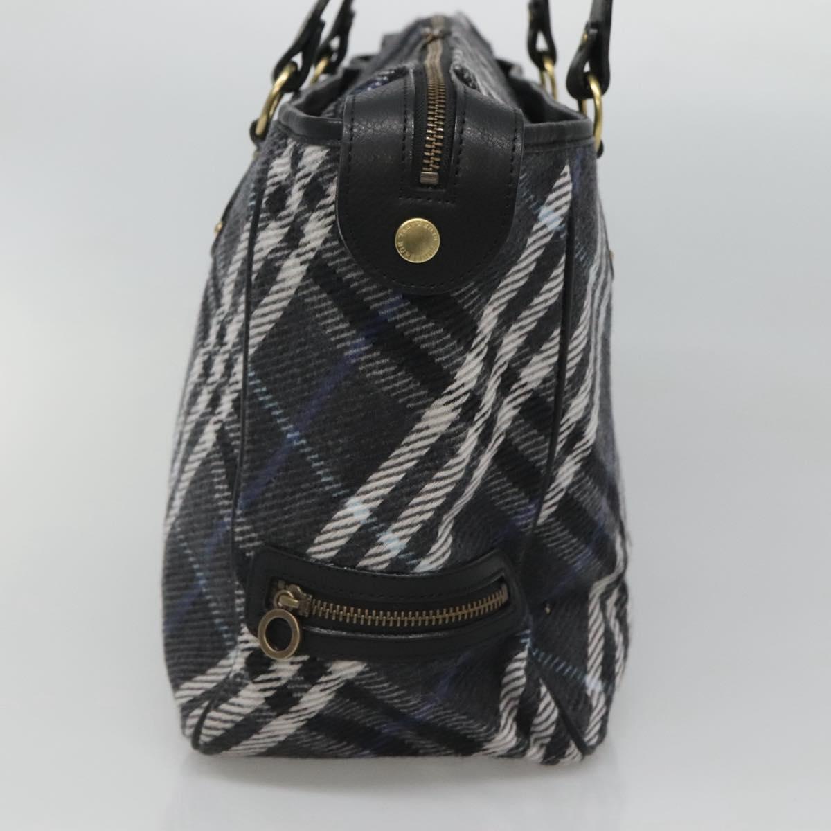 Burberry Label Wool Tote Bag (Pre-Owned)