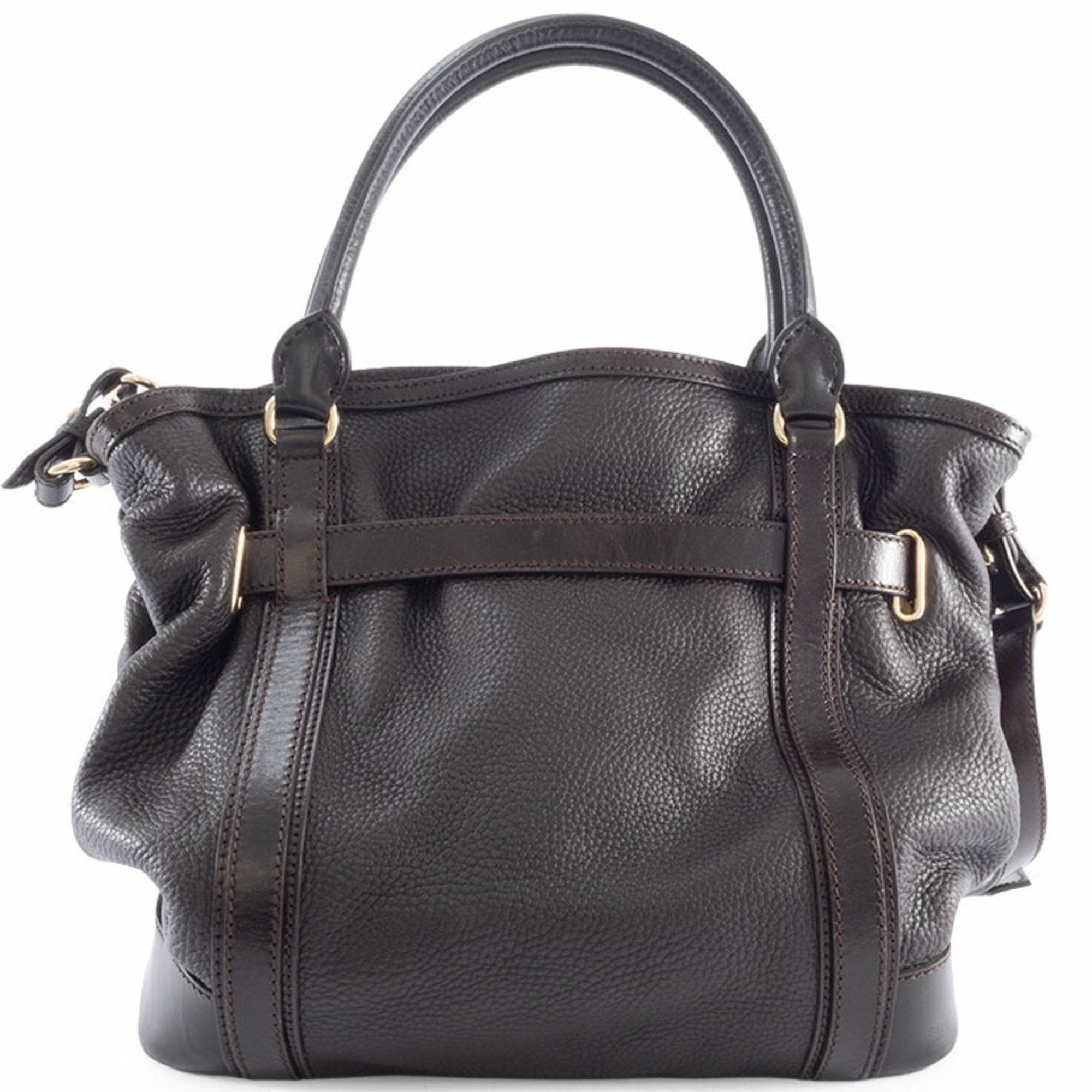 Burberry Leather Handbag (Pre-Owned)