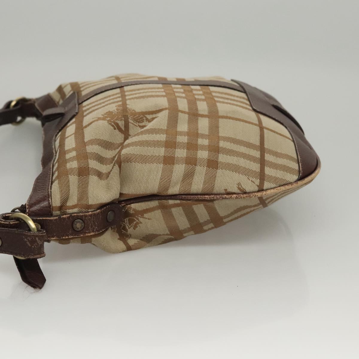 Burberry Nova Check Canvas Shoulder Bag (Pre-Owned)