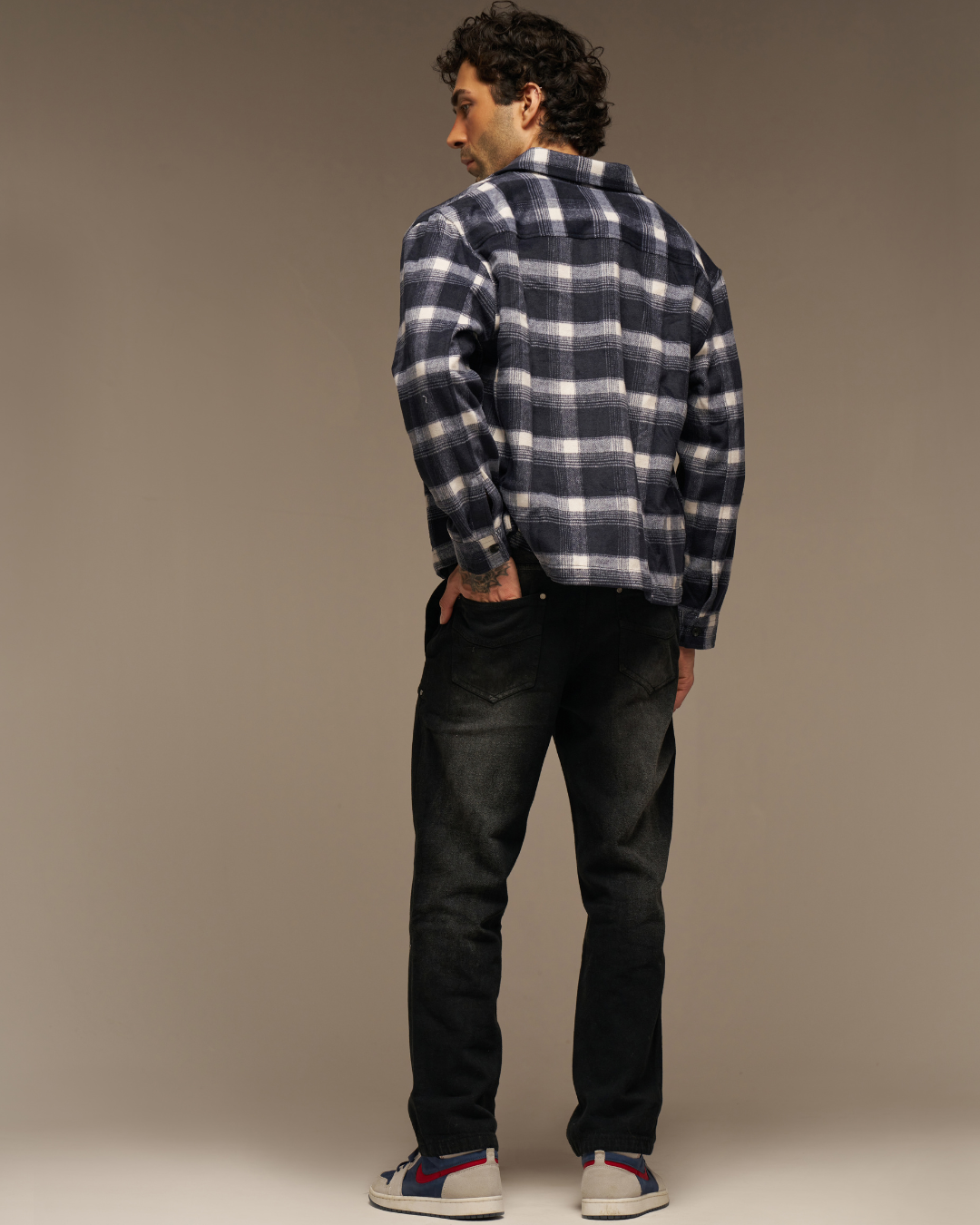 Missing Genes Jet Washed Straight Fit