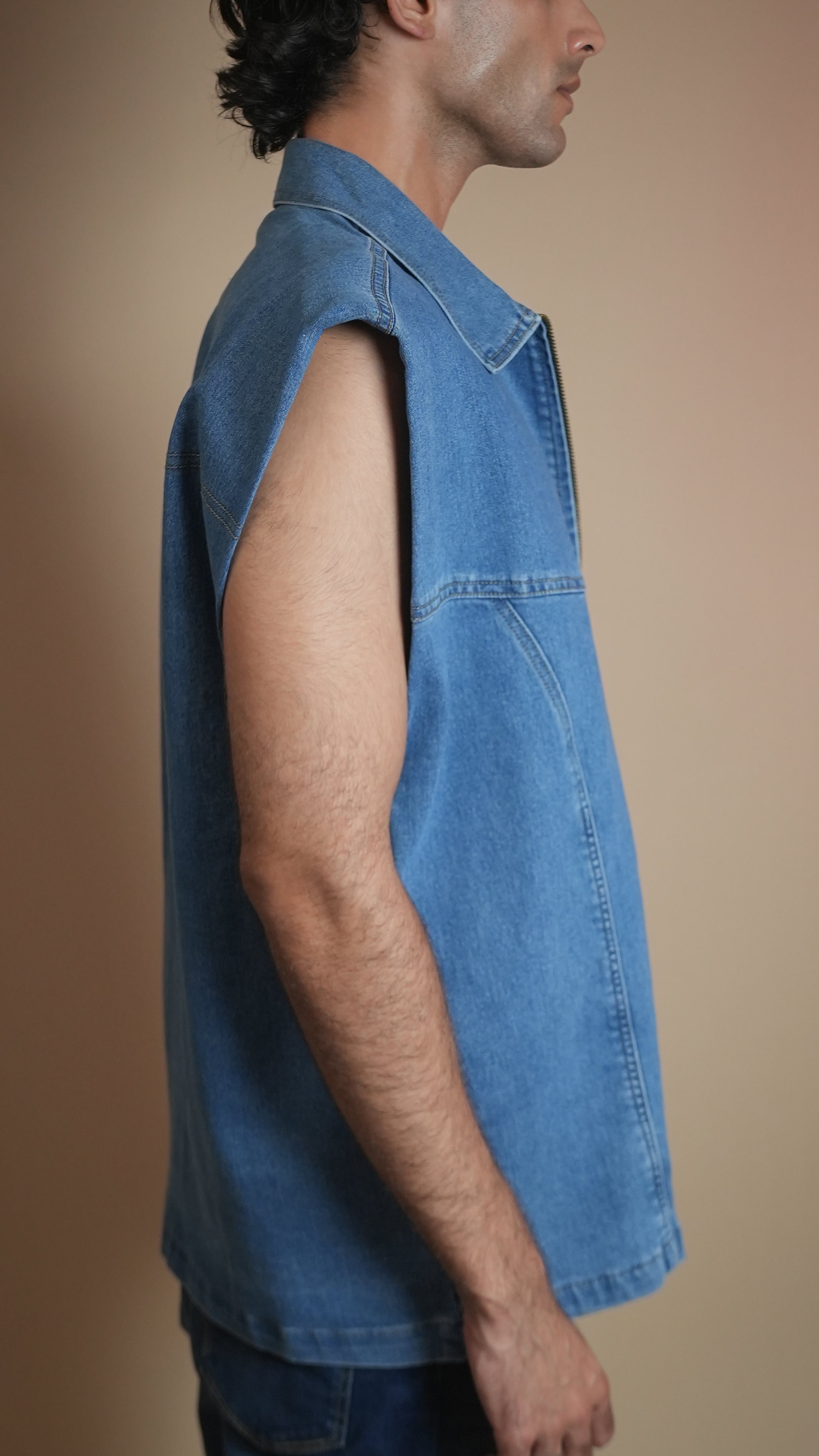 PADDED DENIM MEN'S JACKET