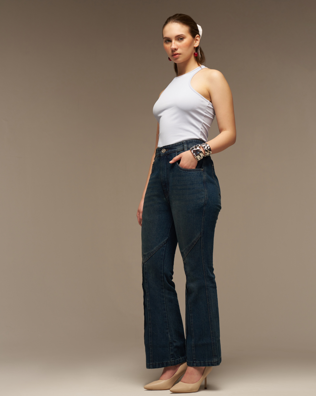 Missing Genes Retro Flare Denim