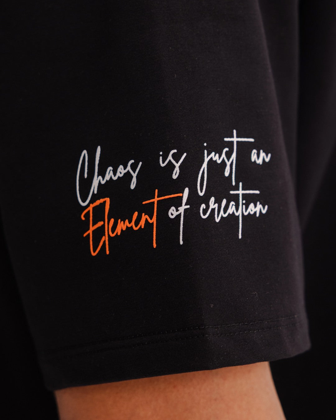 Element - Black- Evrhood oversized basic t-shirt