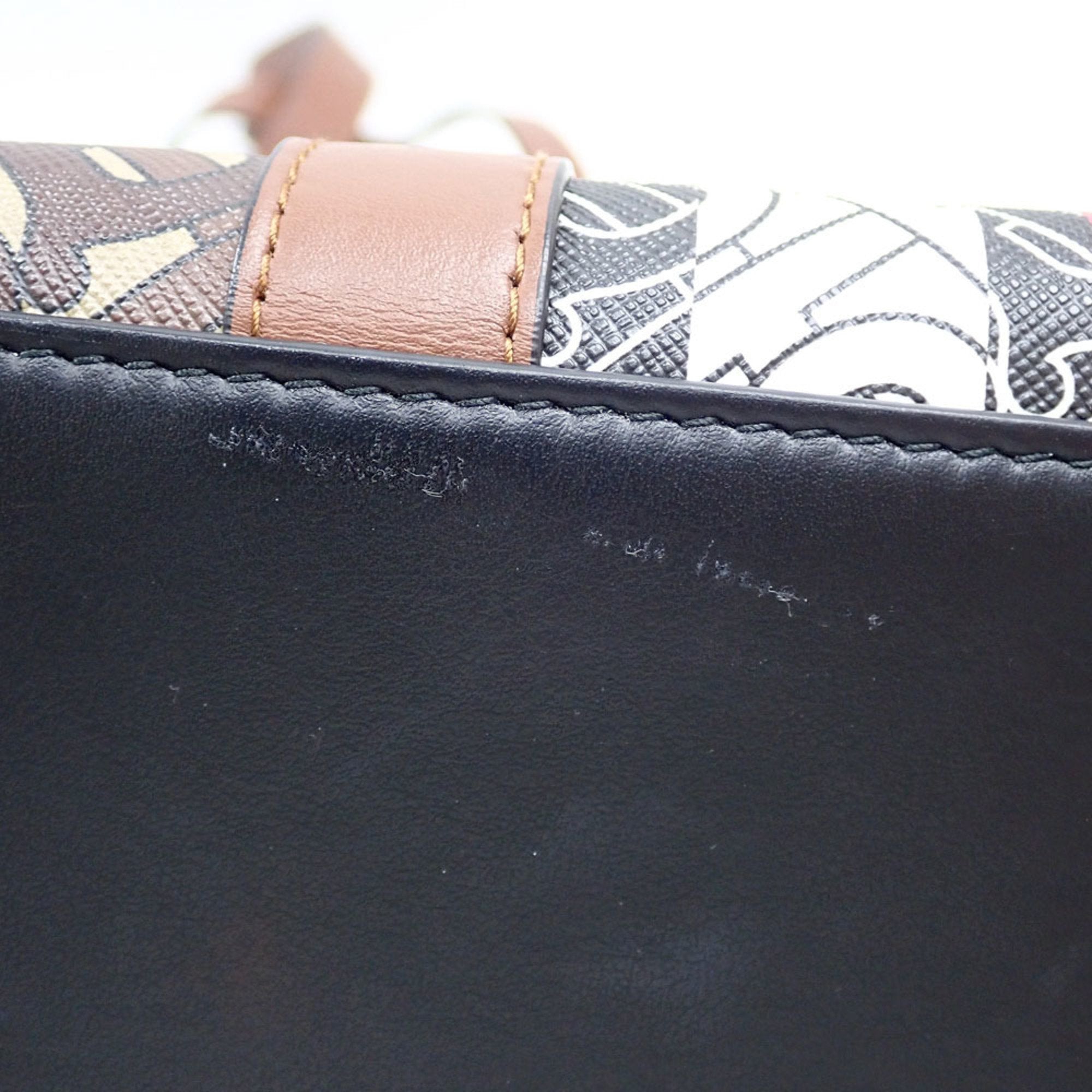 Burberry Pvc Leather Tote Bag (Pre-Owned)